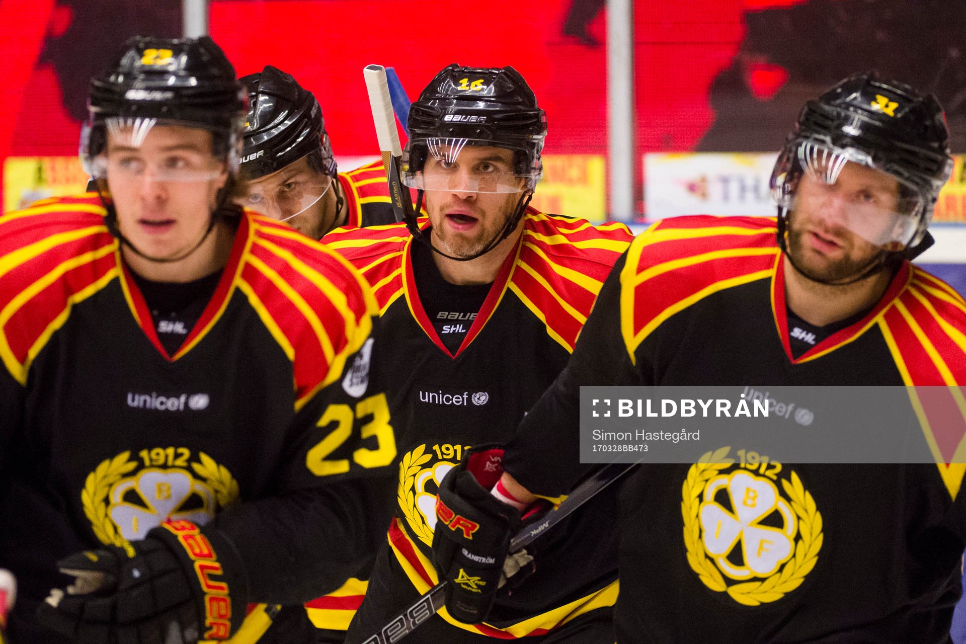 Brynäs Daniel Paille jublar