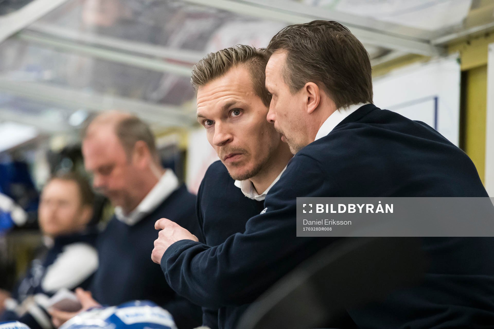 Leksands assisterande tränare Gabriel Karlsson  i
