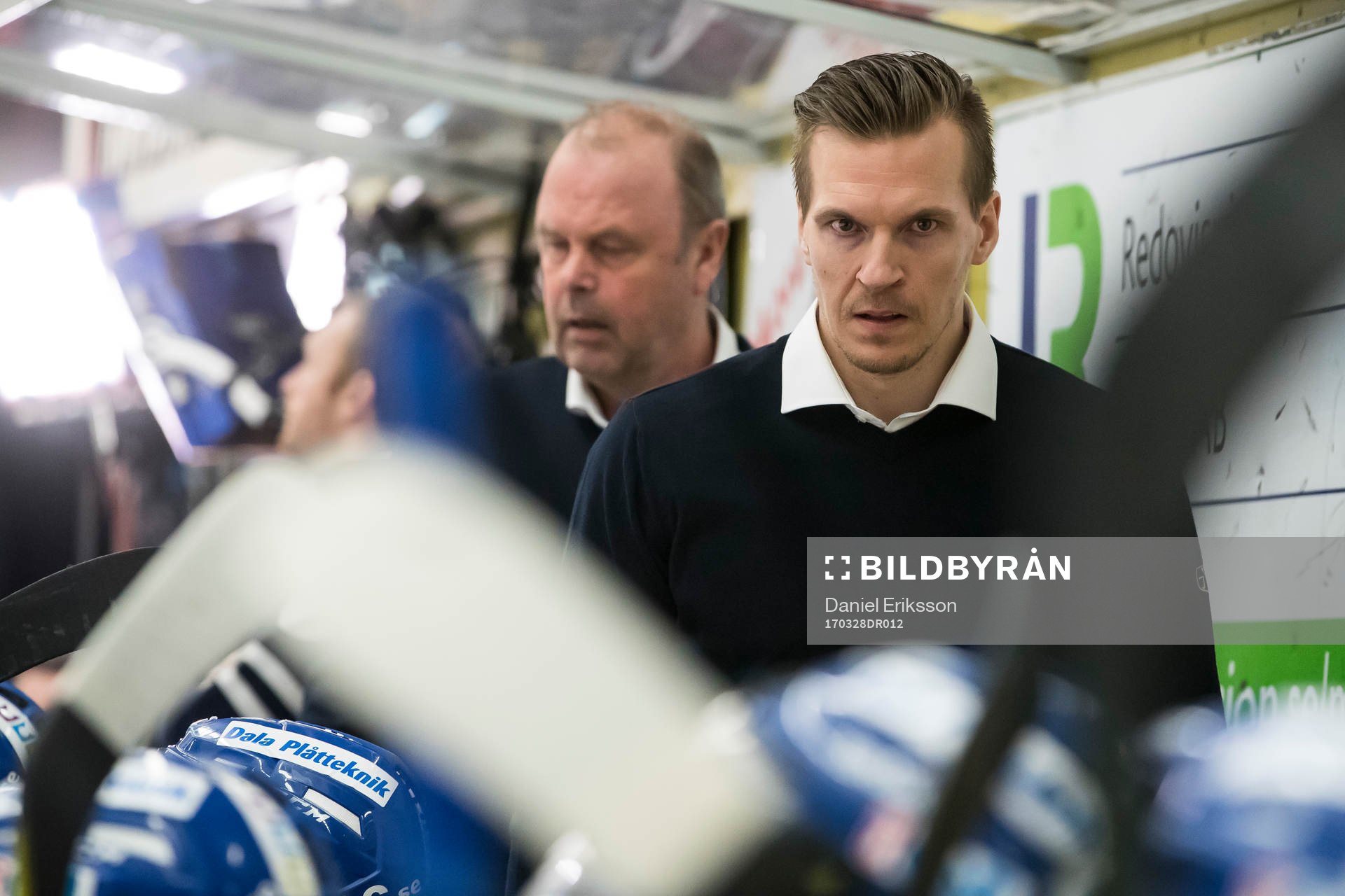 Leksands assisterande tränare Gabriel Karlsson  i