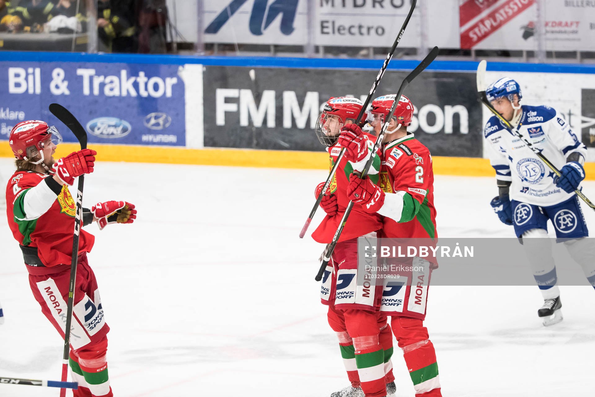 Moras Viktor Amnér och Oskar Svanlund och Mats Hjort
