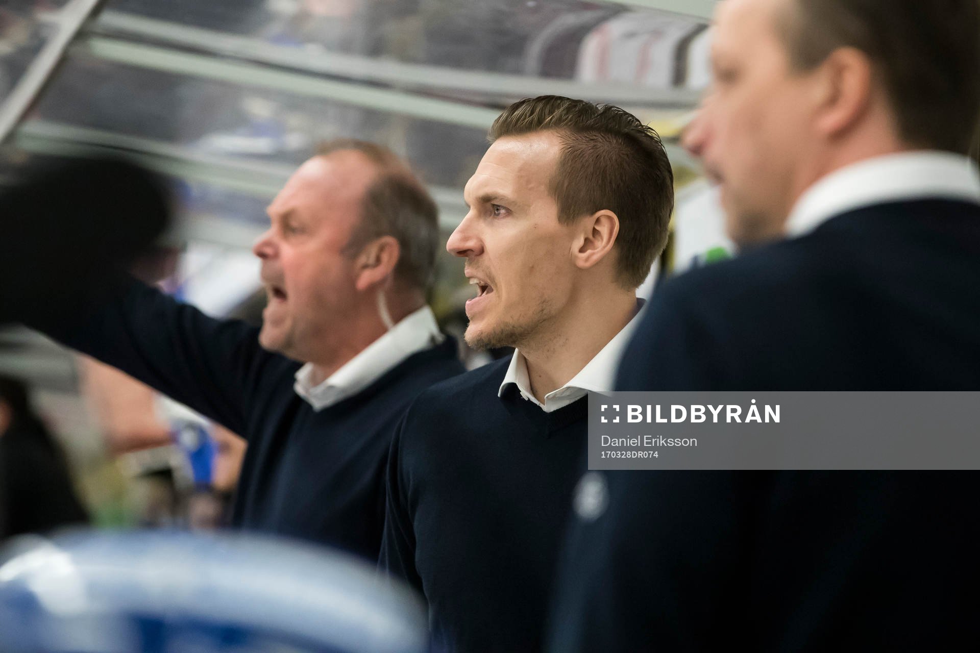 Leksands assisterande tränare Gabriel Karlsson  i