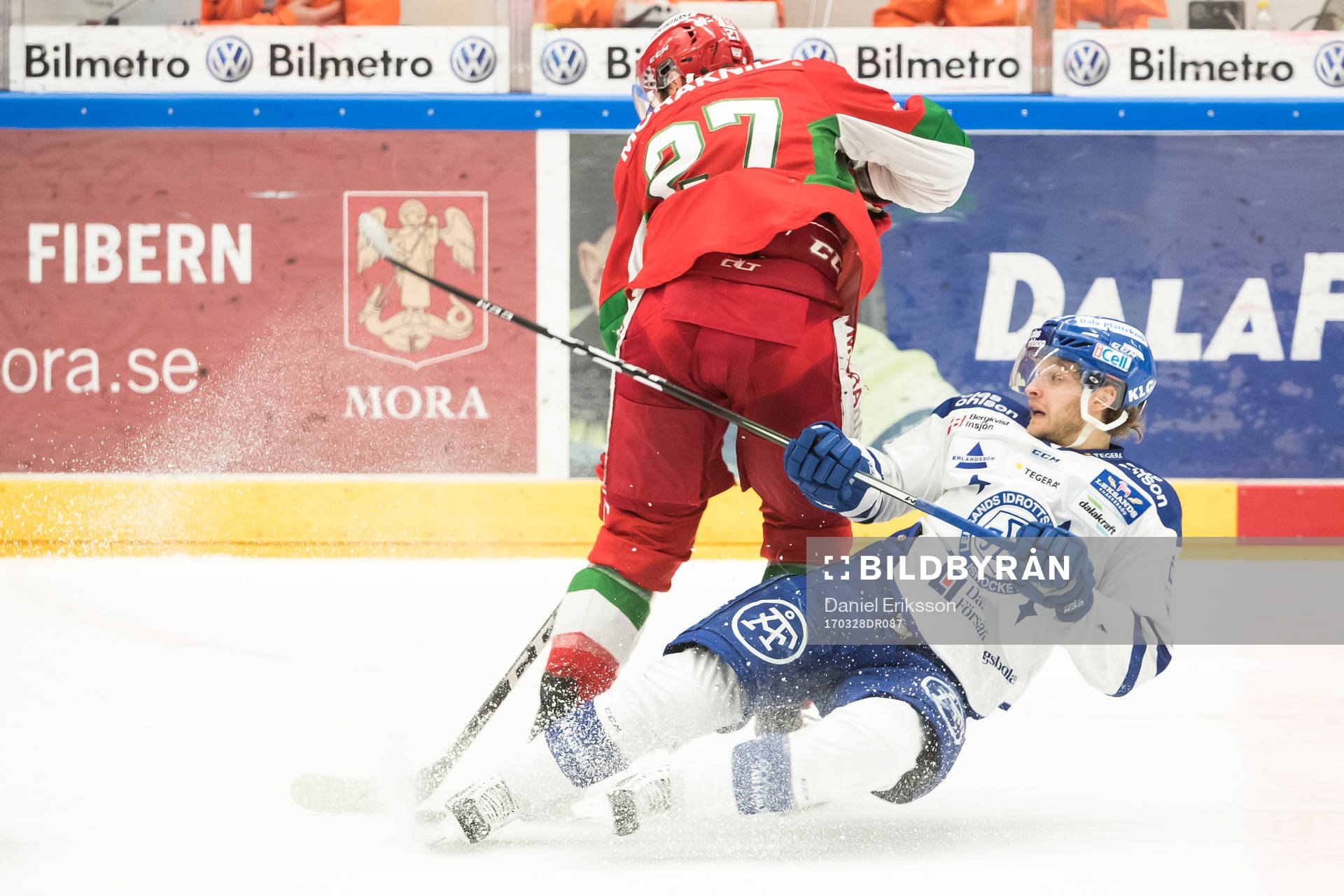 Leksands Johan Olofsson faller