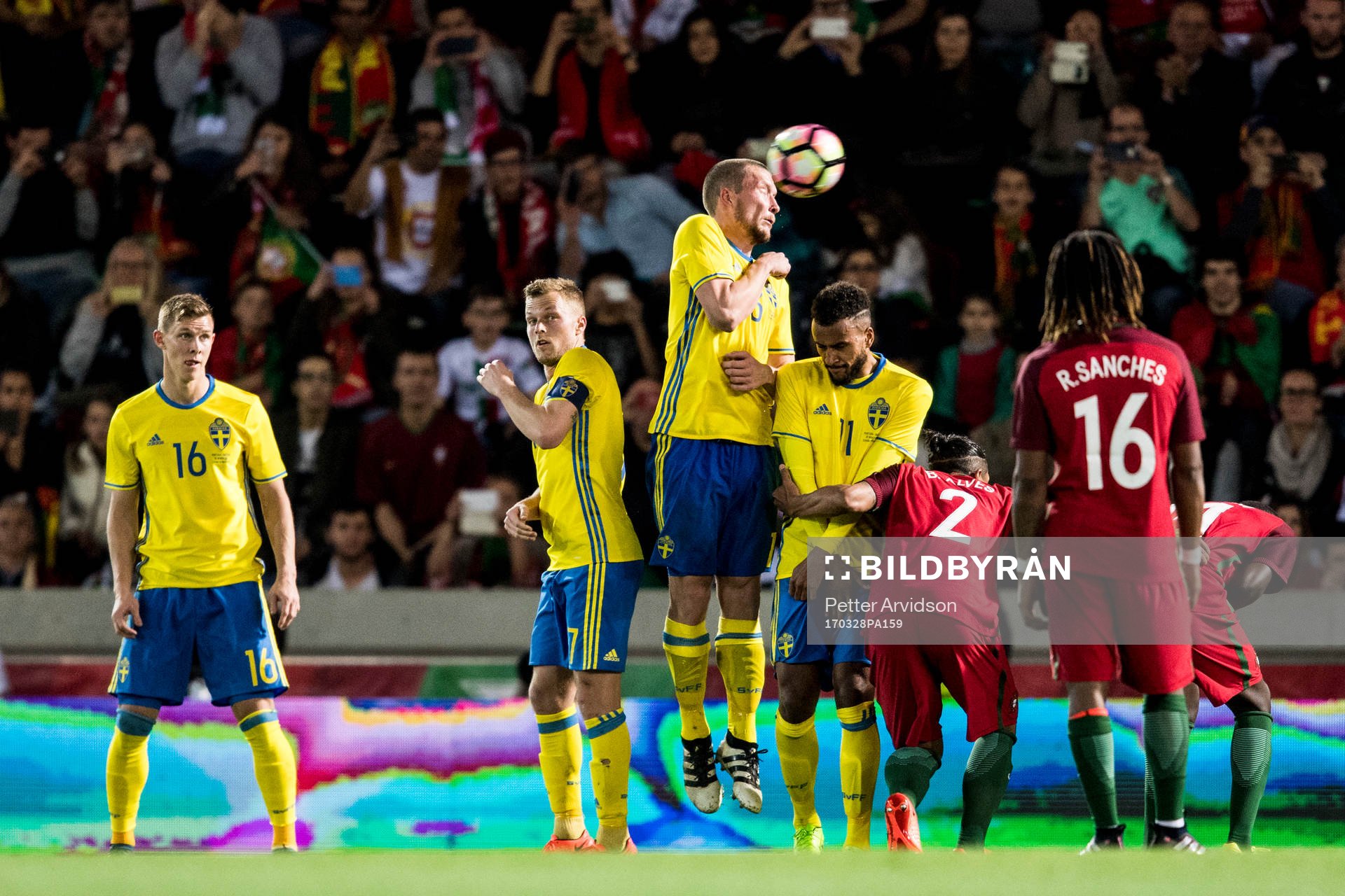 Sveriges Emil Krafth, Sebastian Larsson, Jakob Johansson