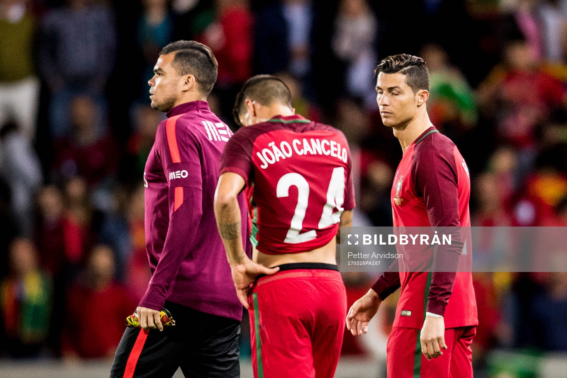 Portugals Cristiano Ronaldo deppar