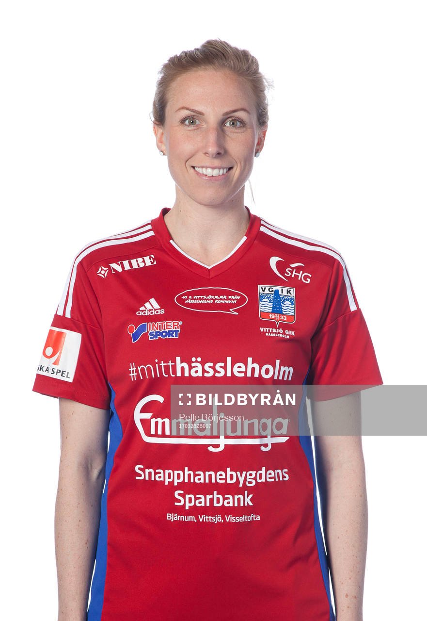 Vittsjös Sandra Adolfsson poserar för ett porträtt den 28 mars 2017 i Vittsjö.