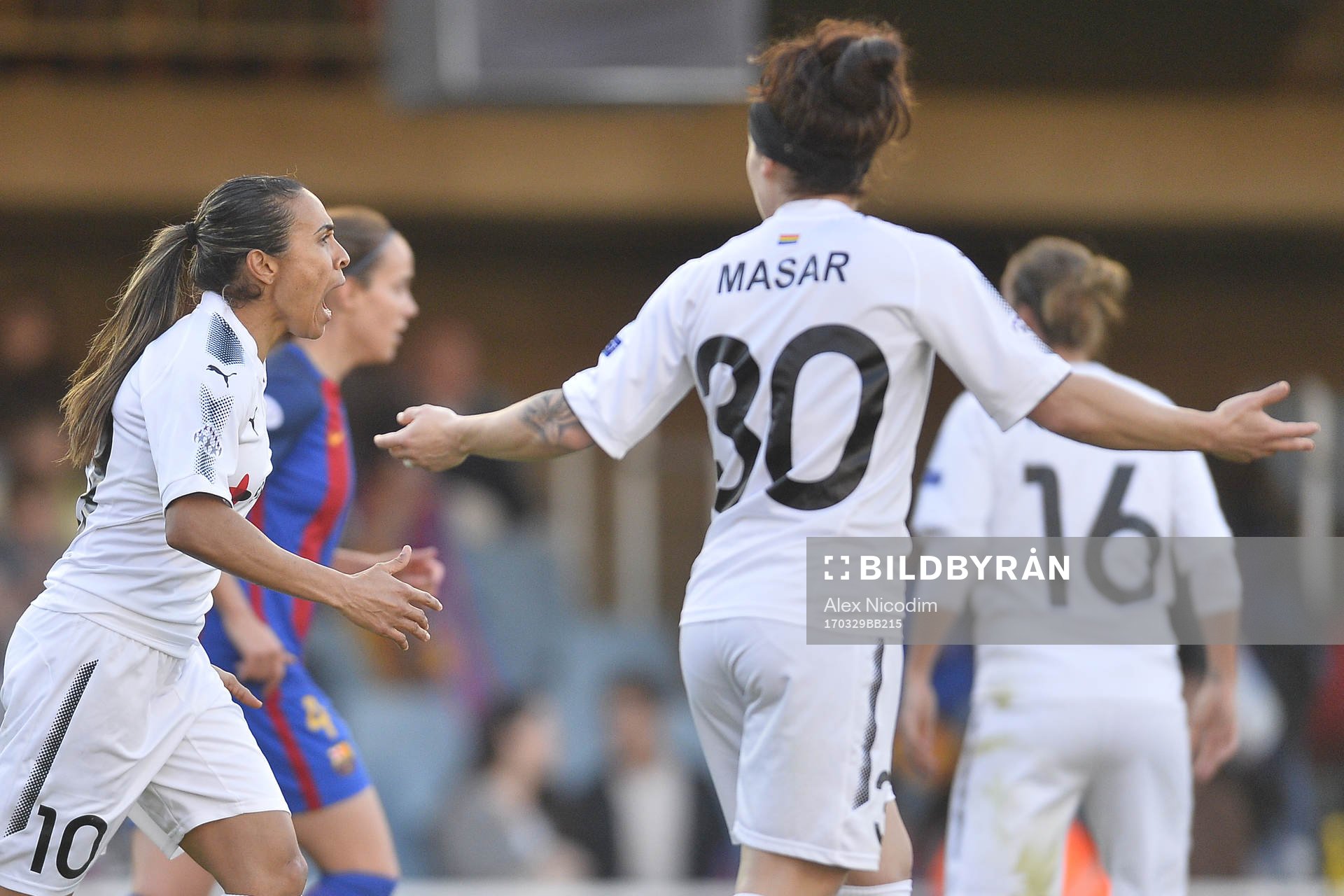 Rosengårds Marta Viera Da Silva och Ella Masar