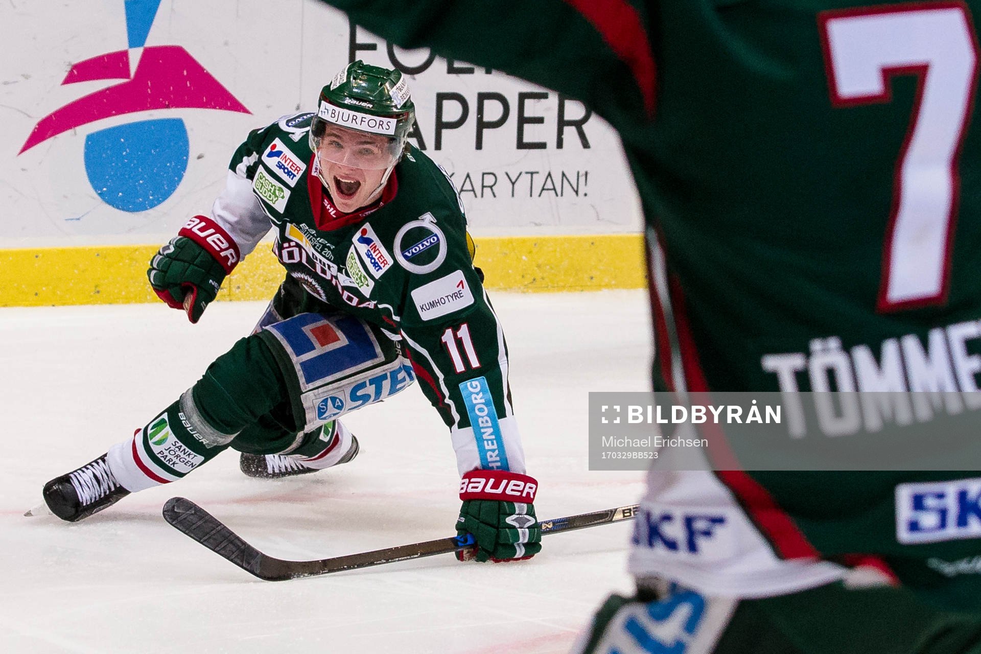 Frölundas Victor Olofsson jublar