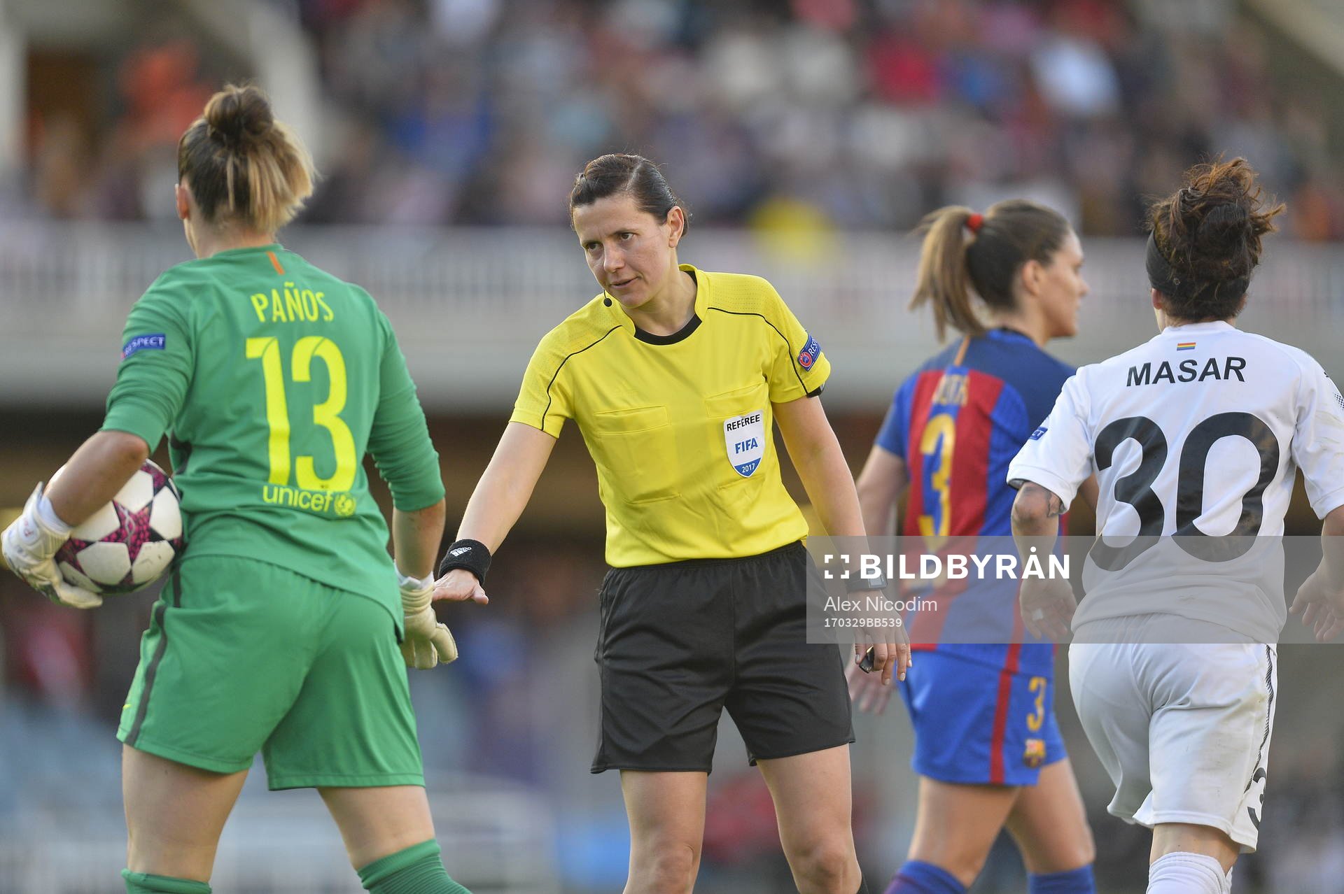 Referee Kateryna Monzul