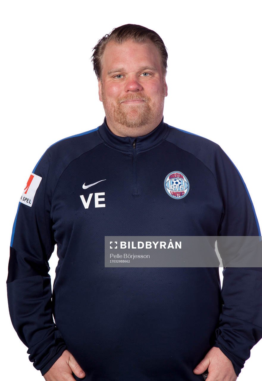 Eskilstunas tränare Viktor Eriksson