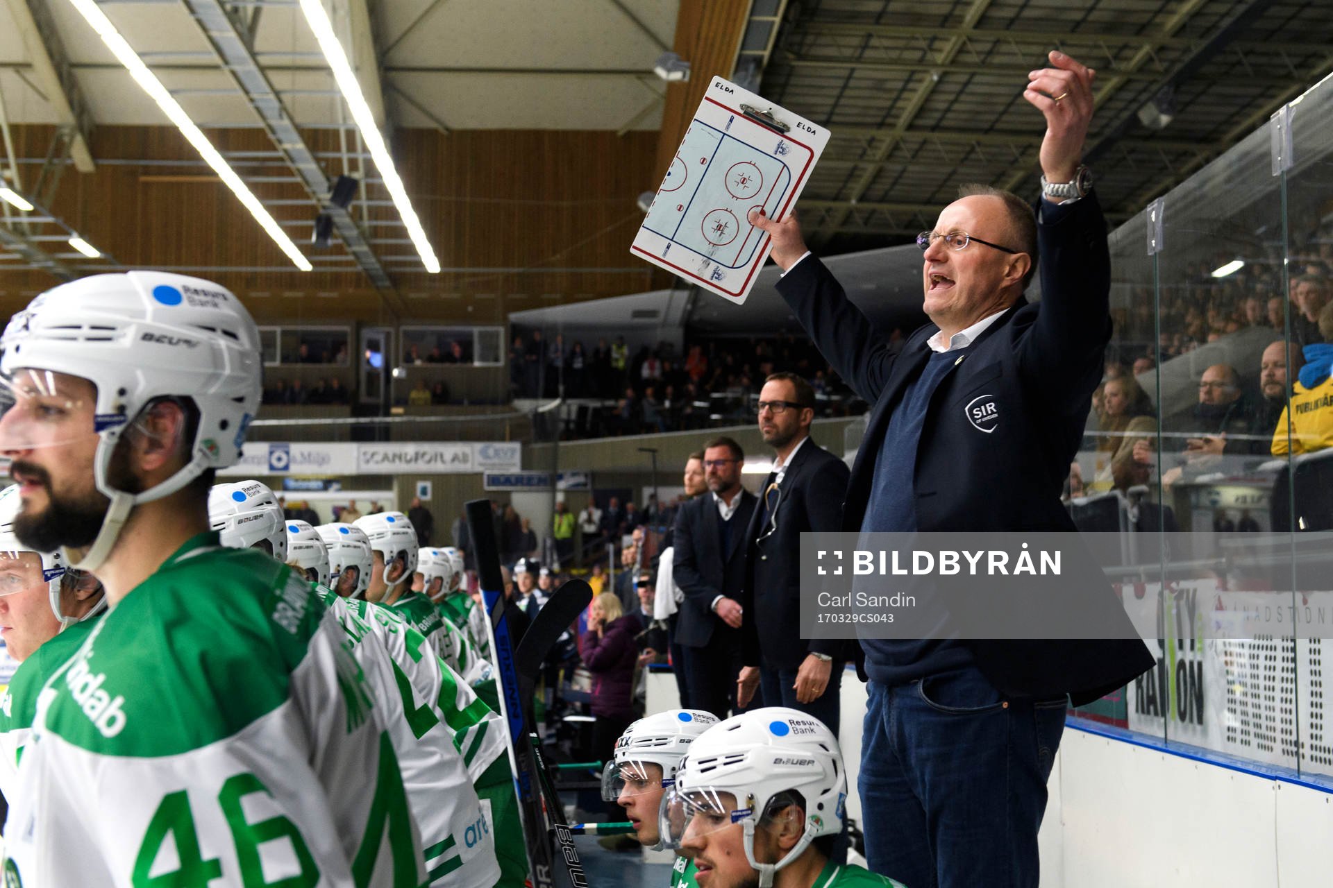 Rögles tränare Anders Eldebrink