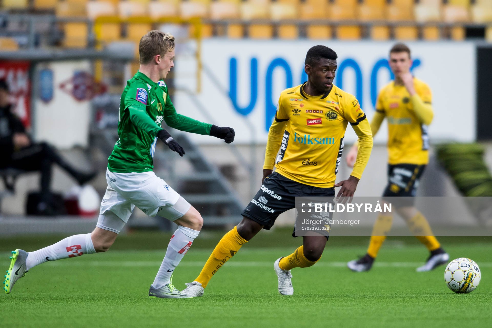 Elfsborgs Chris Makindu och Jönköpings Sebastian Lindell