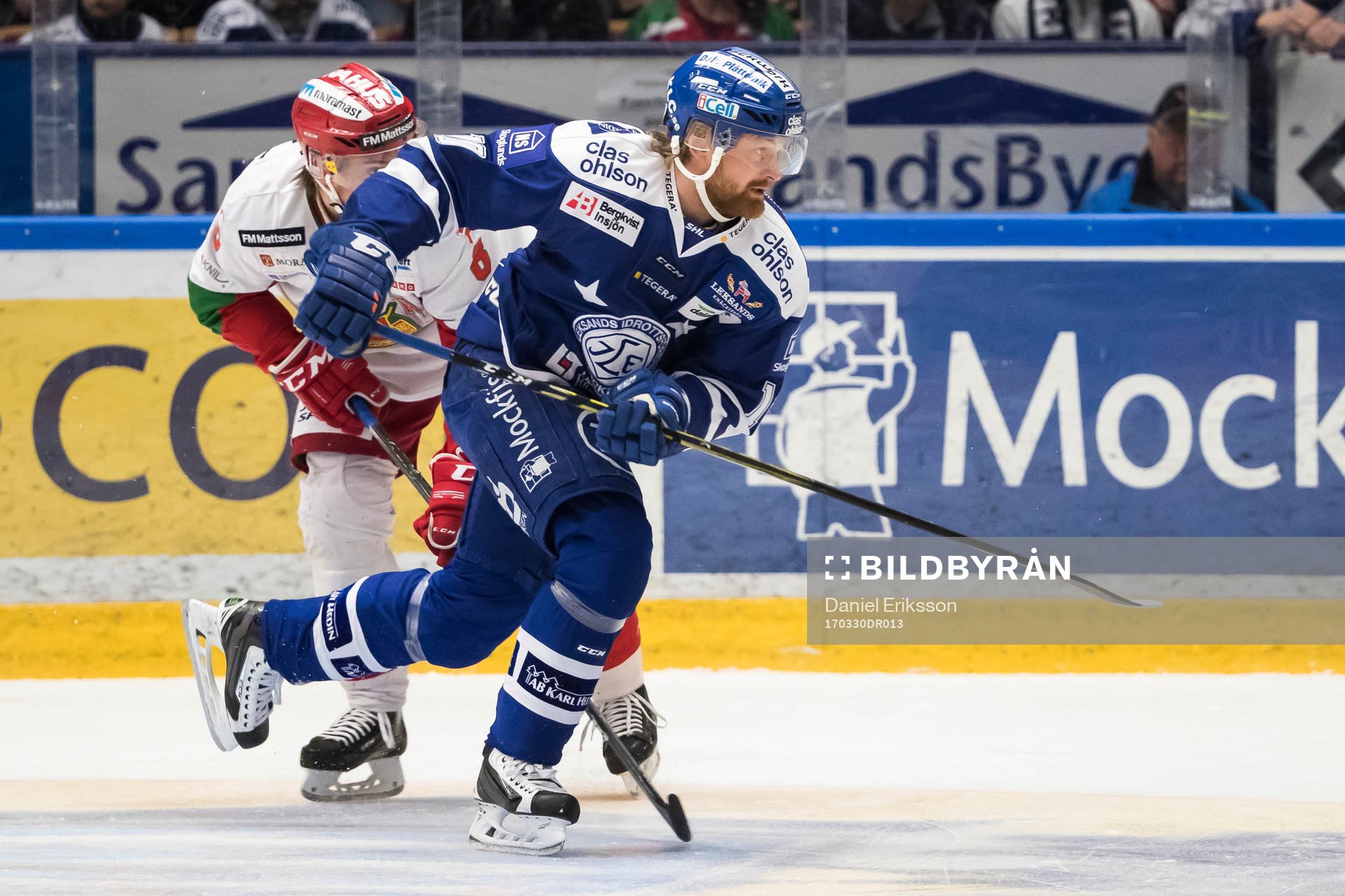 Leksands Mattias Ritola och Moras Robin Johansson  i