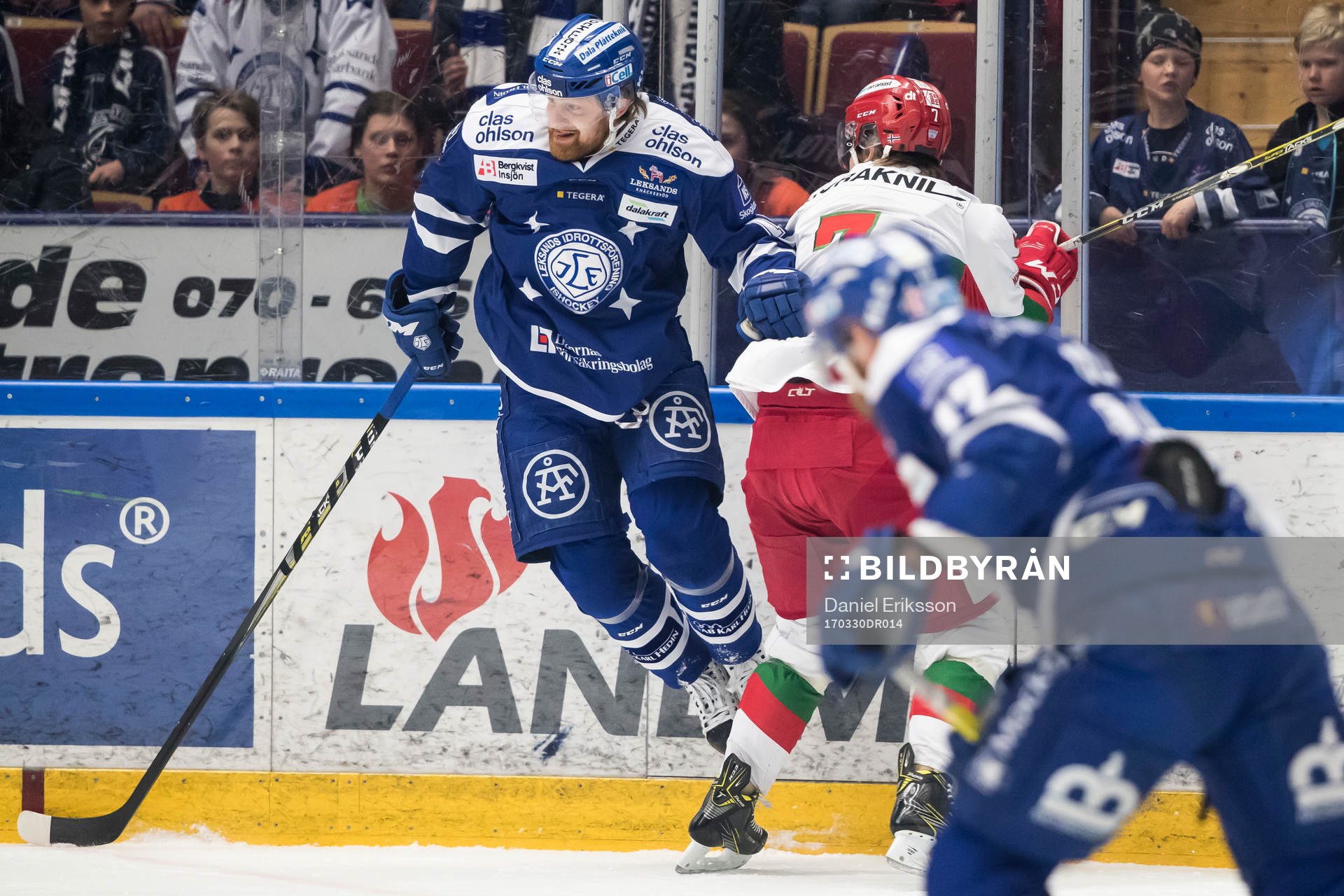 Leksands Mattias Ritola och Moras Erlend Lesund  i