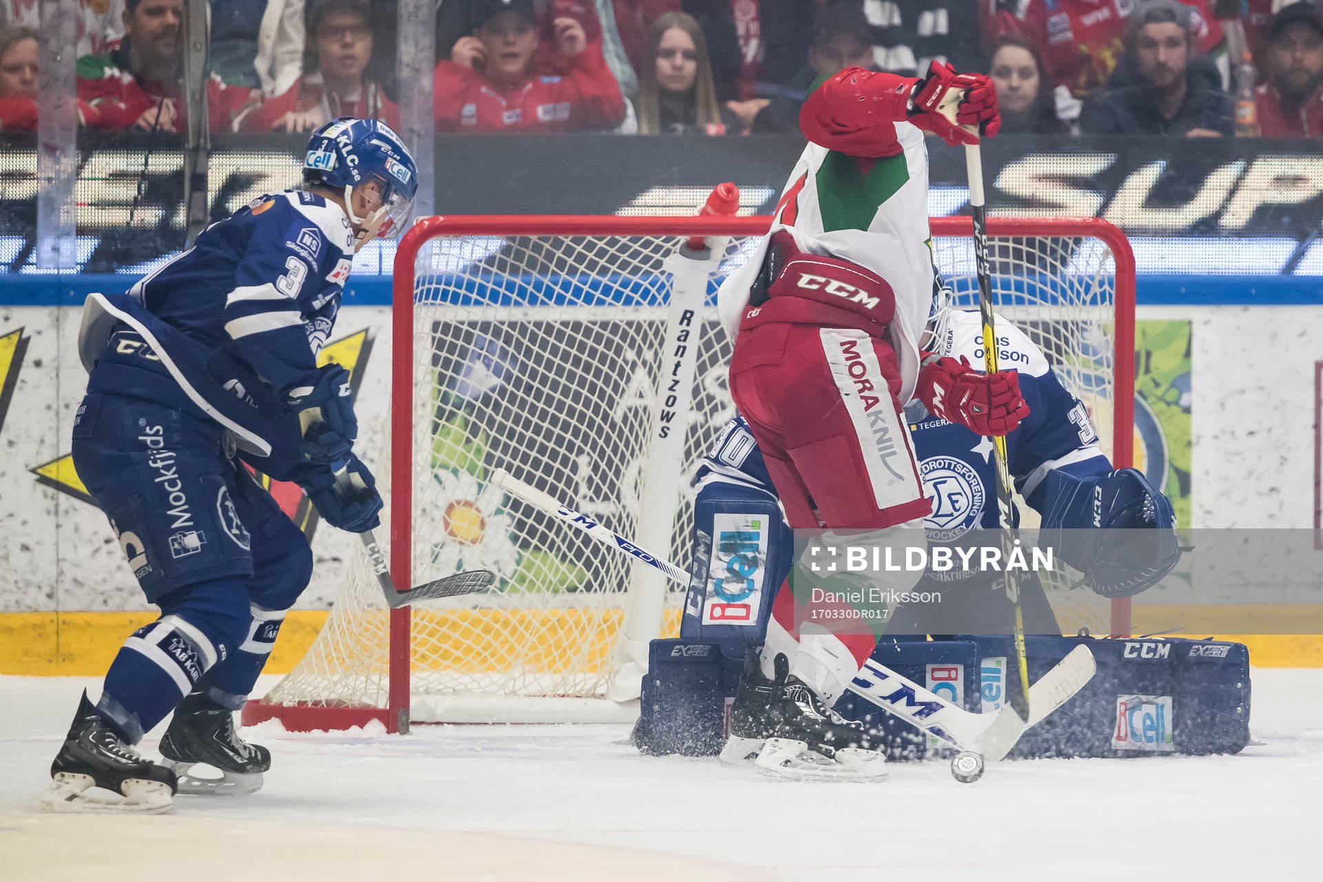 Leksands Daniel Bertov och Moras Erlend Lesund och Leksands