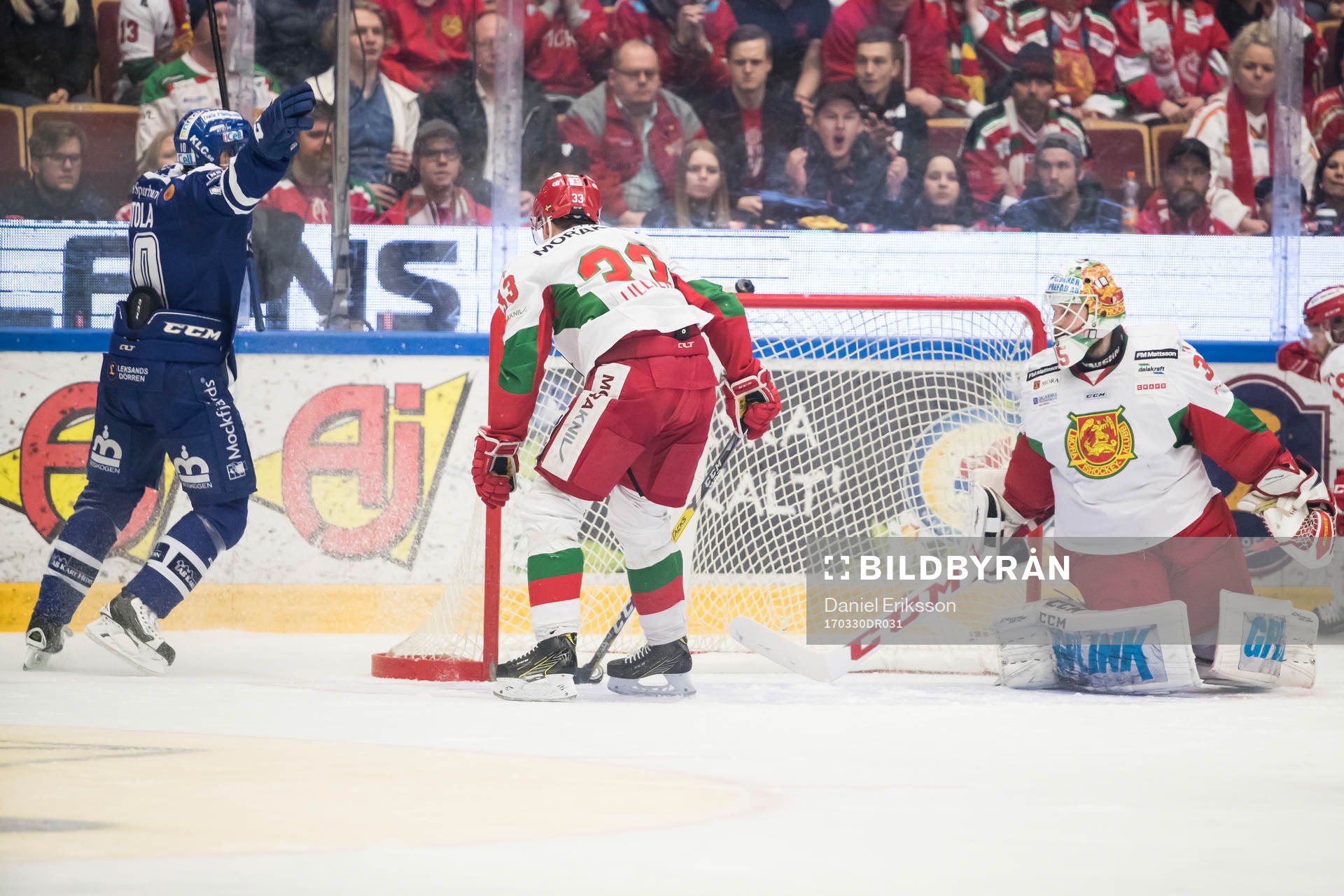 Leksands Mattias Ritola jublar
