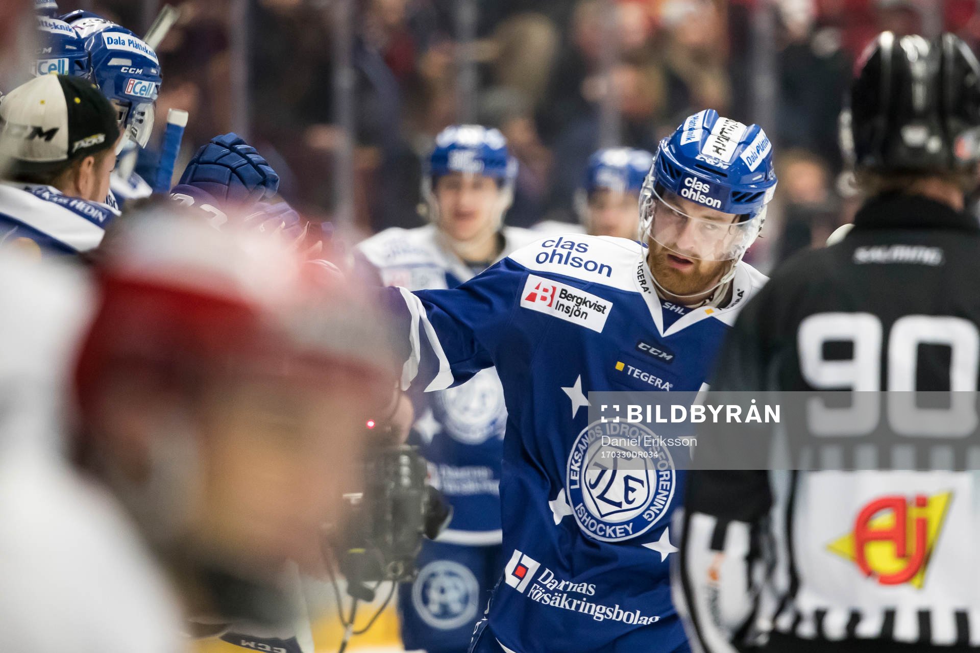 Leksands Mattias Ritola jublar