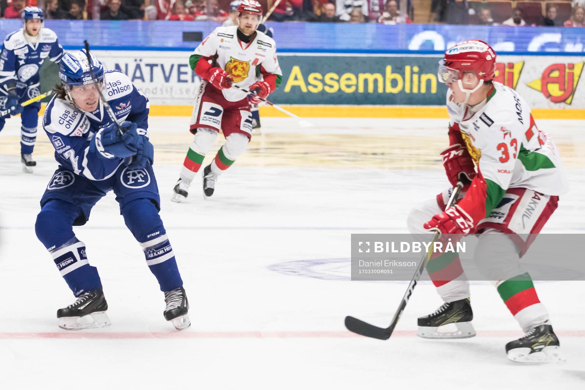 Leksands William Wikman och Moras Joakim Lilliehöök  i