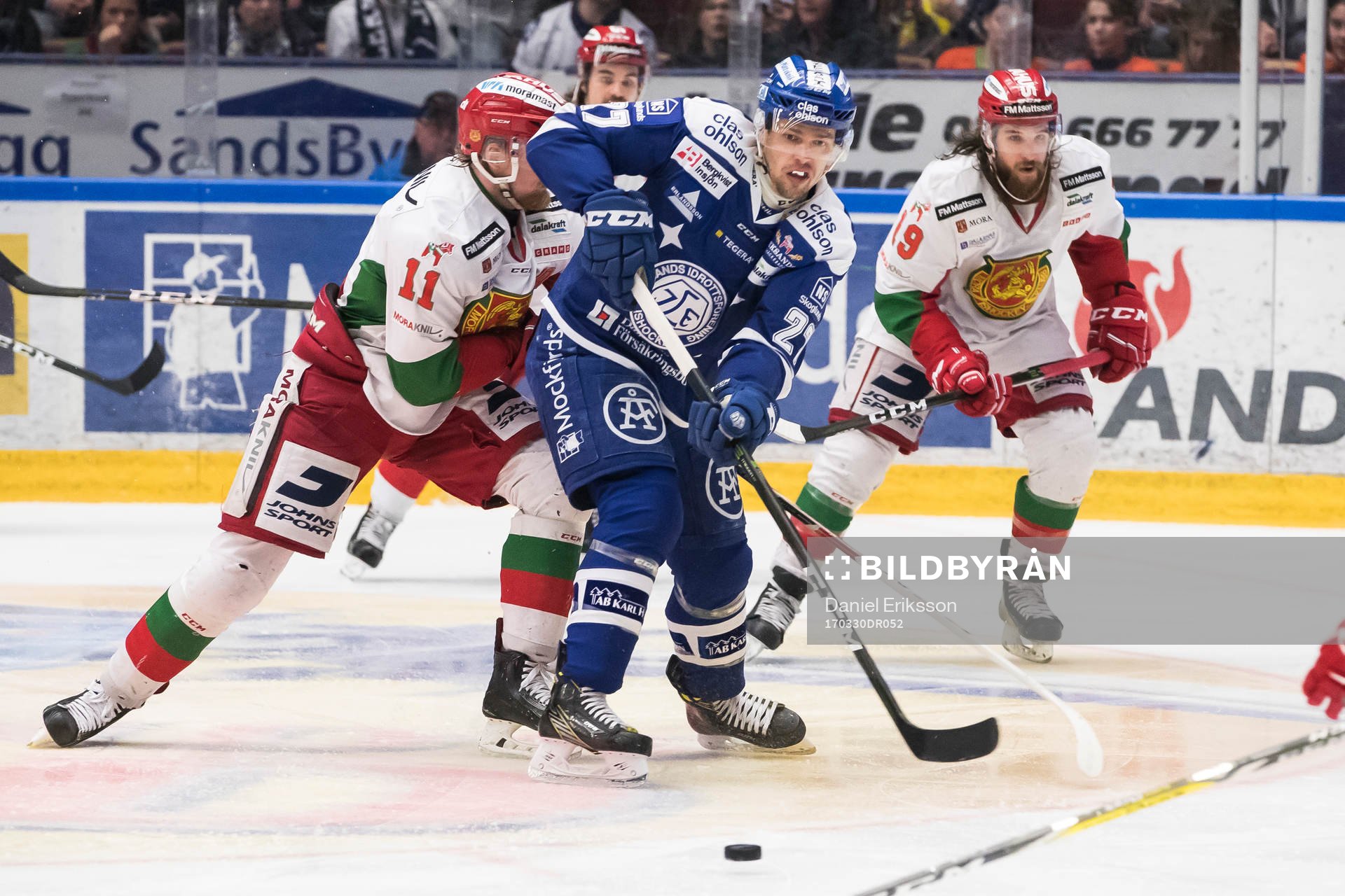Leksands Eric Castonguay och Moras Alexander Hilmerson och