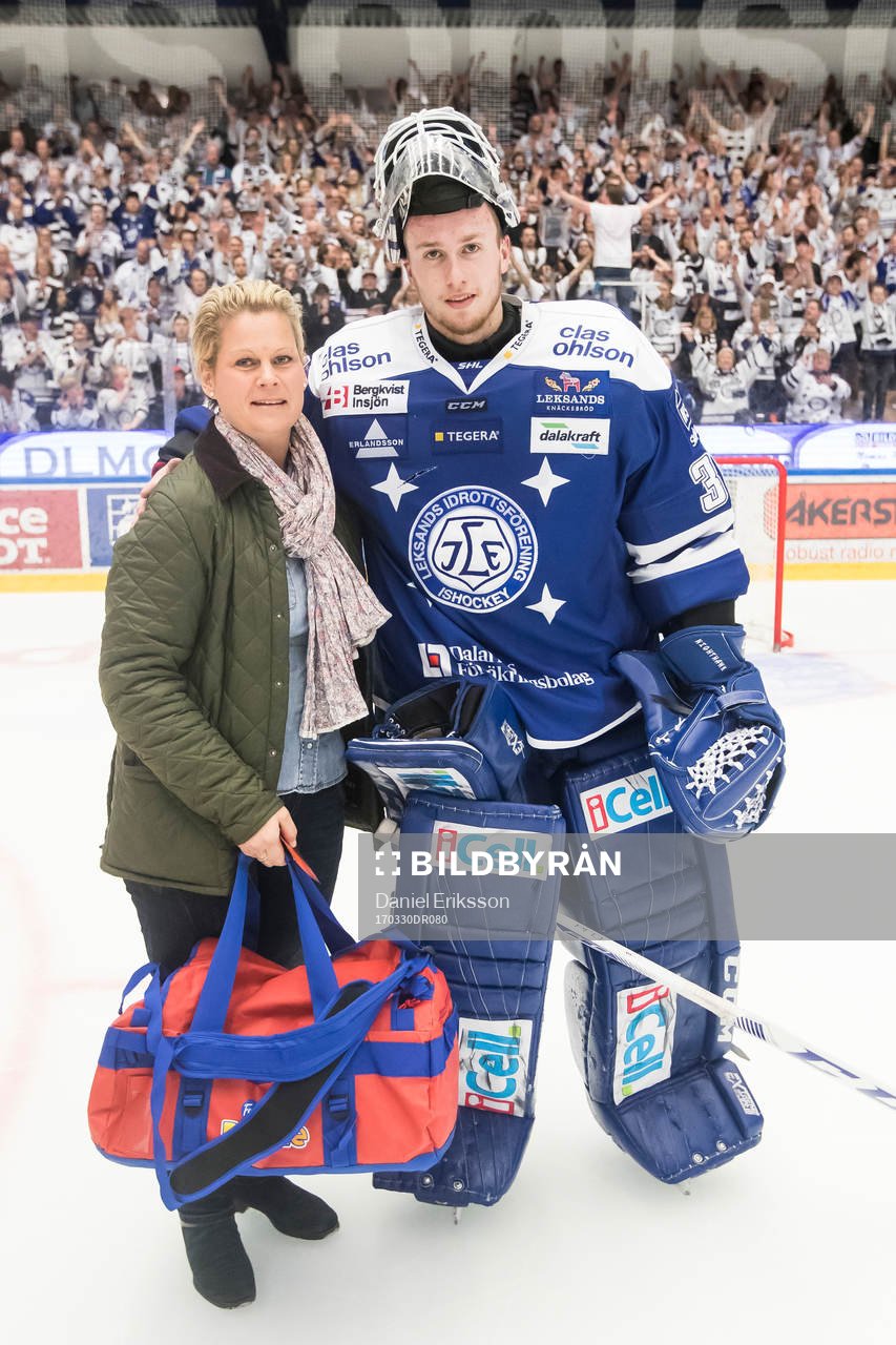 Leksands målvakt Henrik Haukeland utsedd till matchens