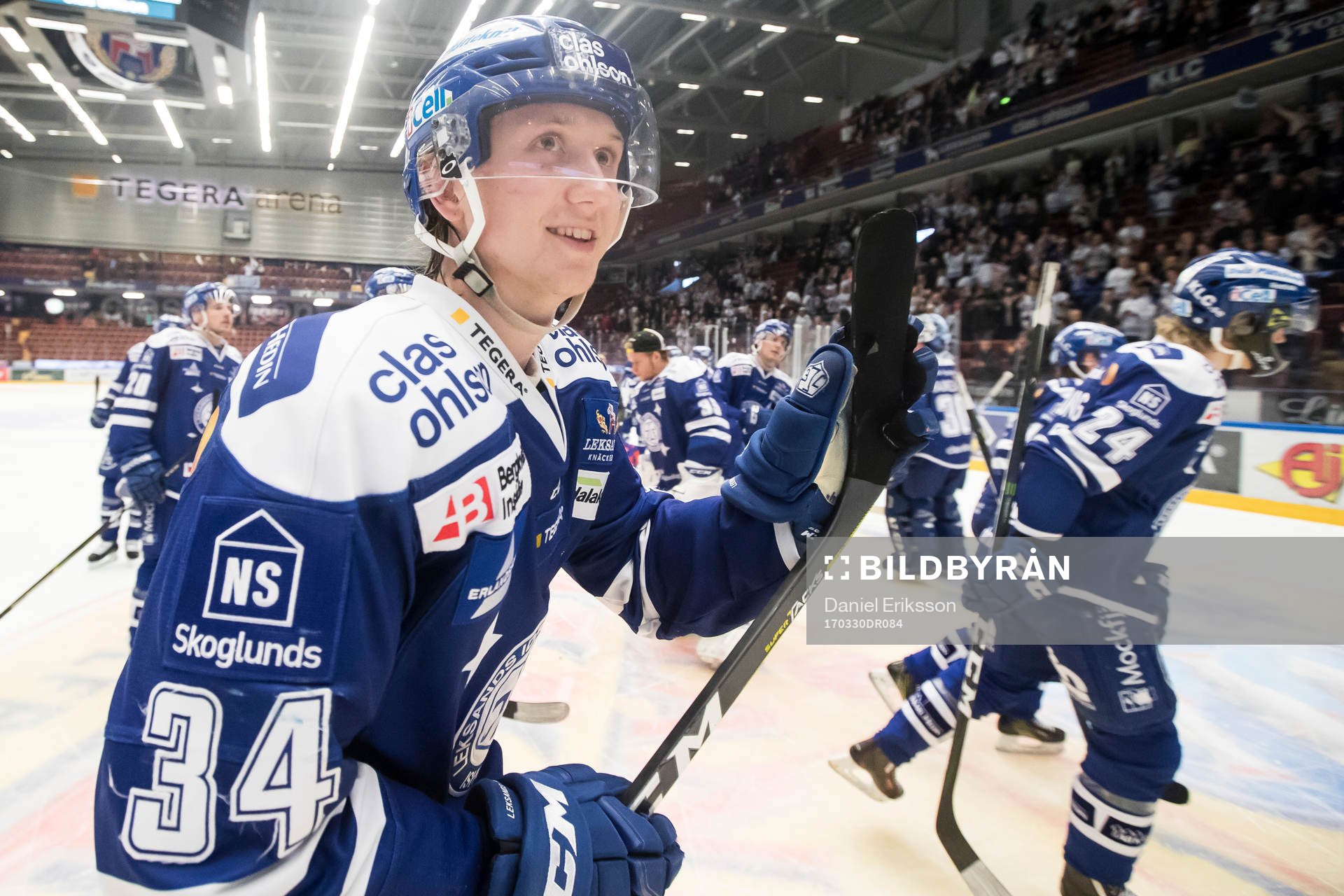 Leksands Olle Alsing jublar