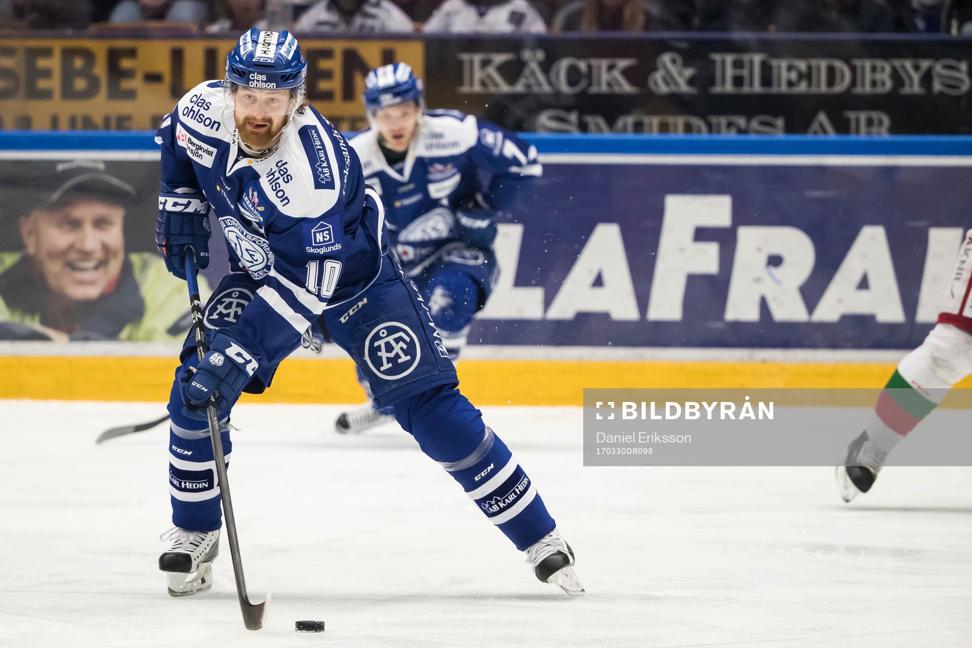 Leksands Mattias Ritola  i ishockeymatchen i direktkvalet