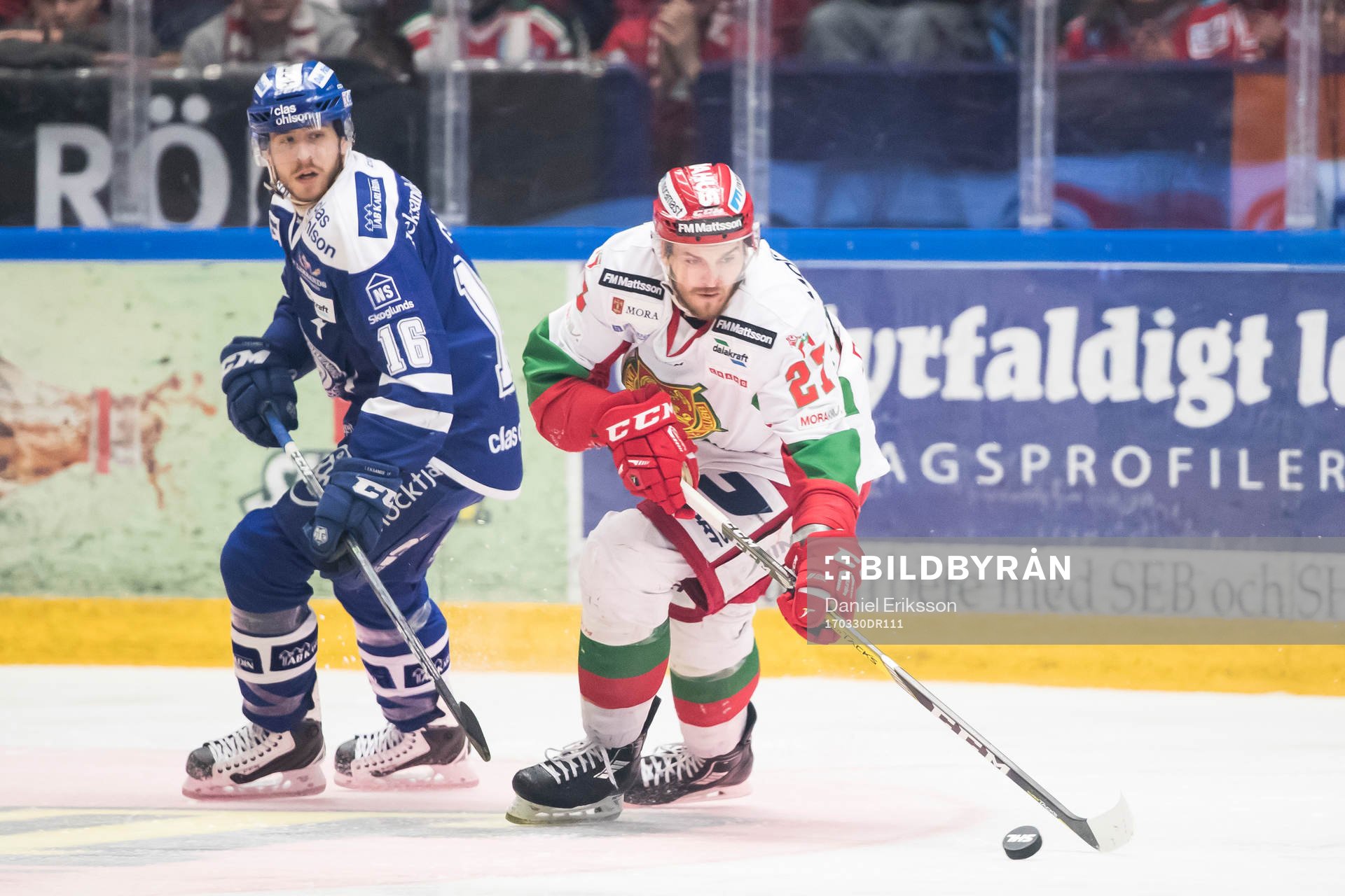 Leksands János Hári och Moras Matt Bailey  i