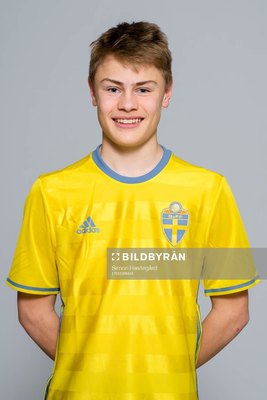 Isac Harrysson i P16-landslaget