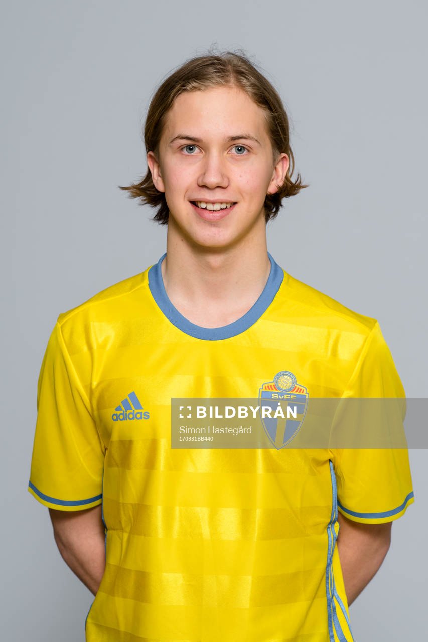 Karl Åberg i P16-landslaget