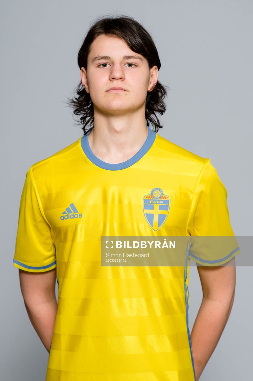 Helmer Andersson i P16-landslaget