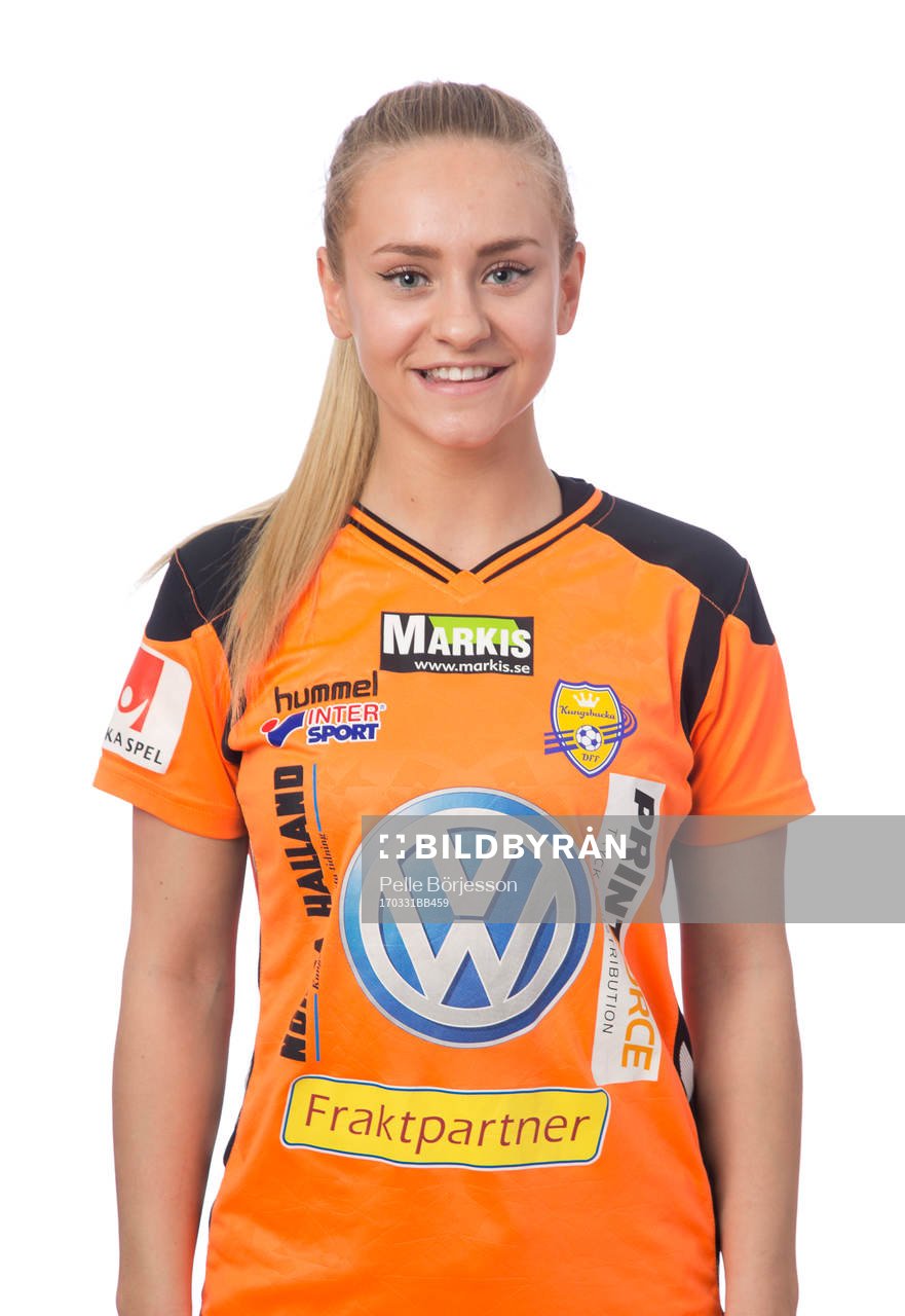 Kungsbackas Elvira Abrahamsson poserar för ett porträtt den 31 mars 2017 i Göteborg.