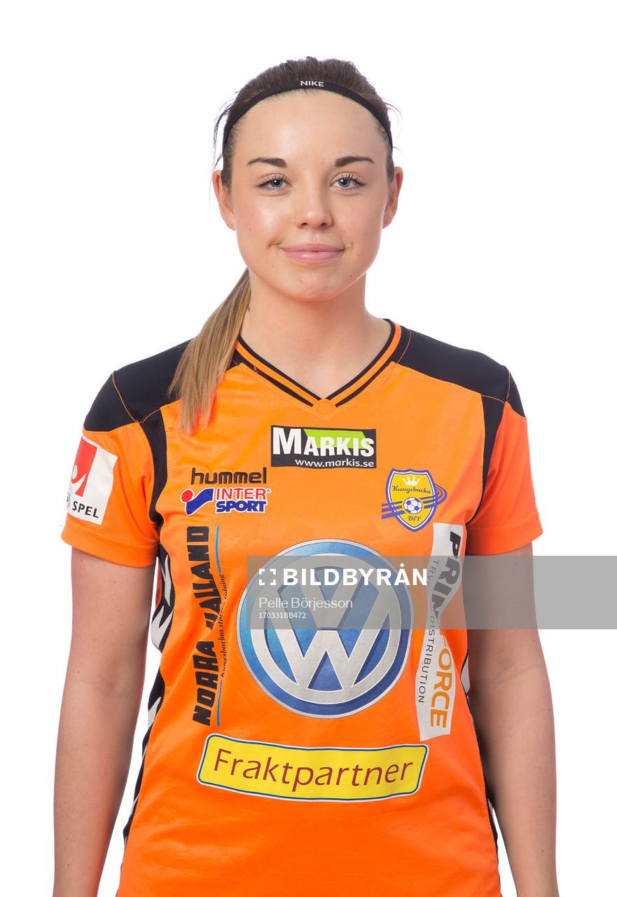 Kungsbackas Mathilda Persson poserar för ett porträtt den 31 mars 2017 i Göteborg.