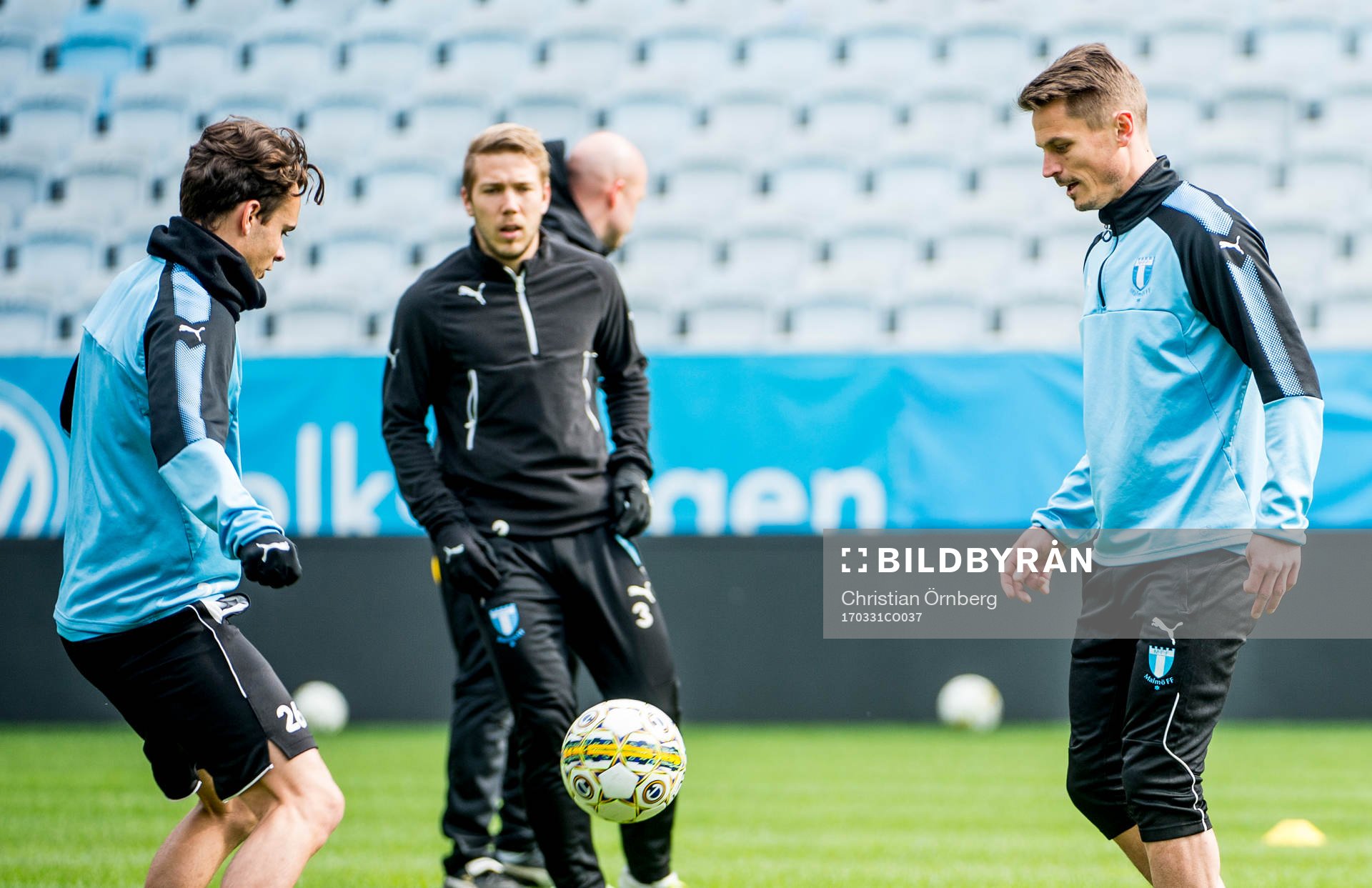 Andreas Vindheim, Anton Tinnerholm och Markus Rosenberg