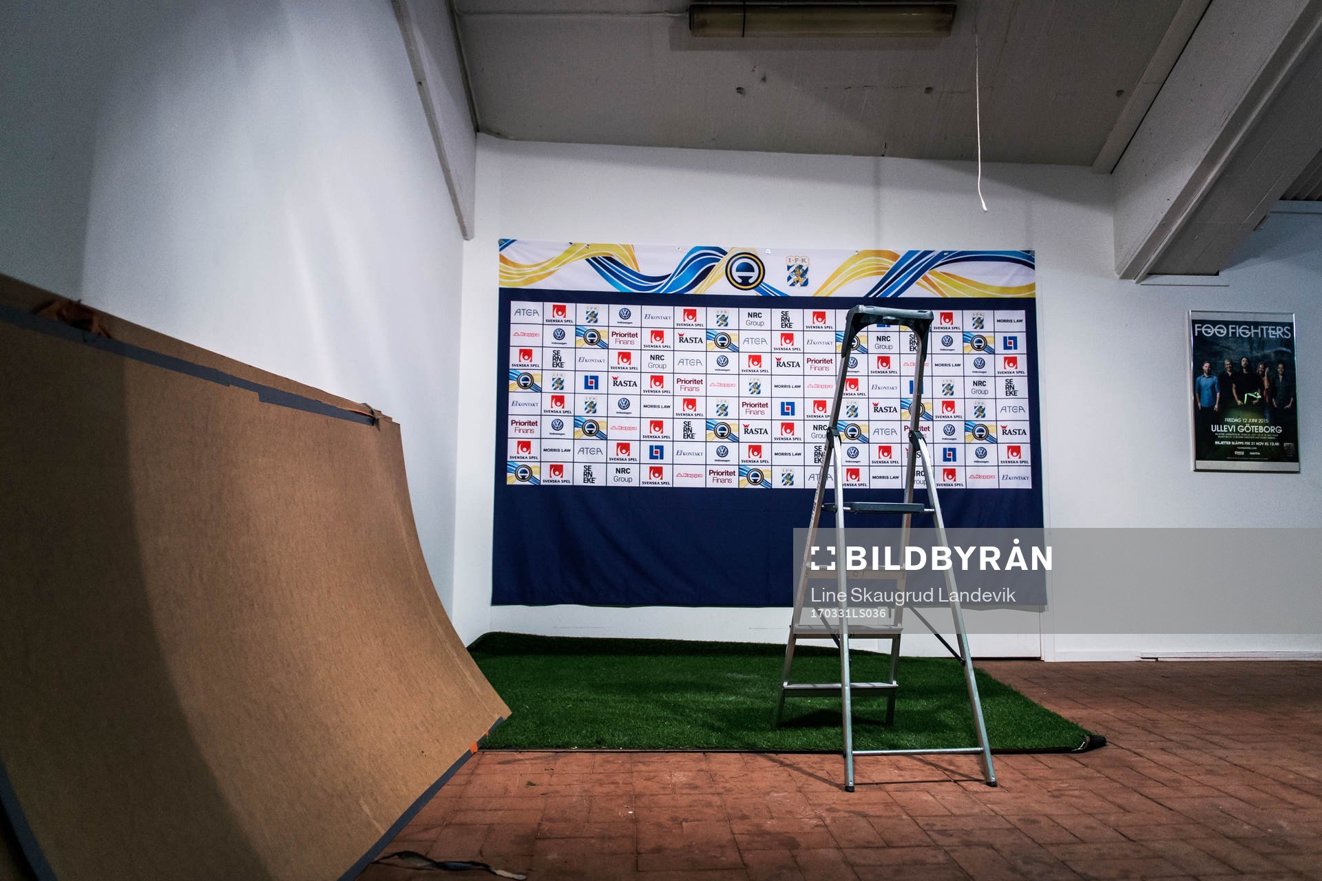Förberedelser på Ullevi