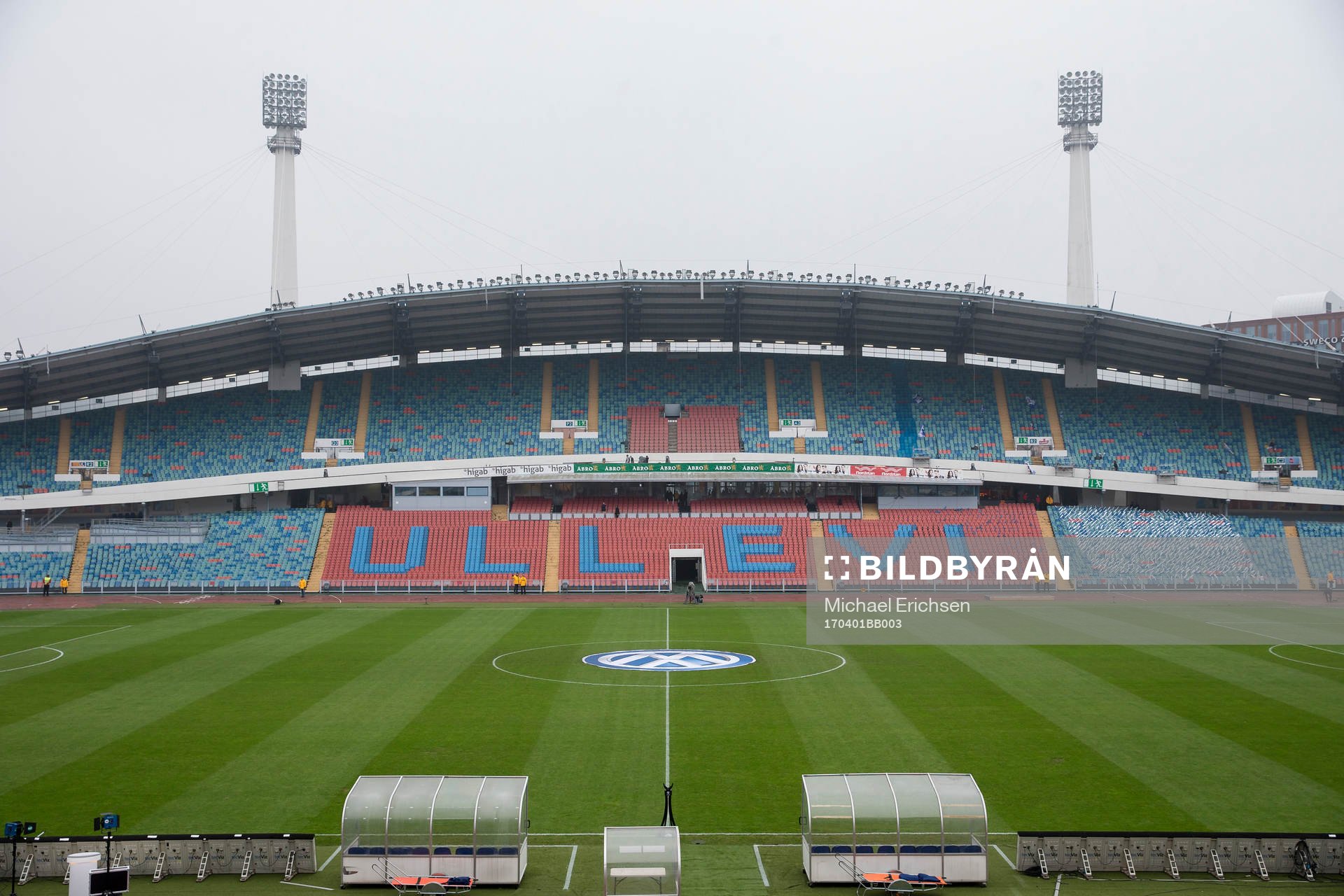 Nya Ullevi innan fotbollsmatchen i allsvenskan mellan IFK