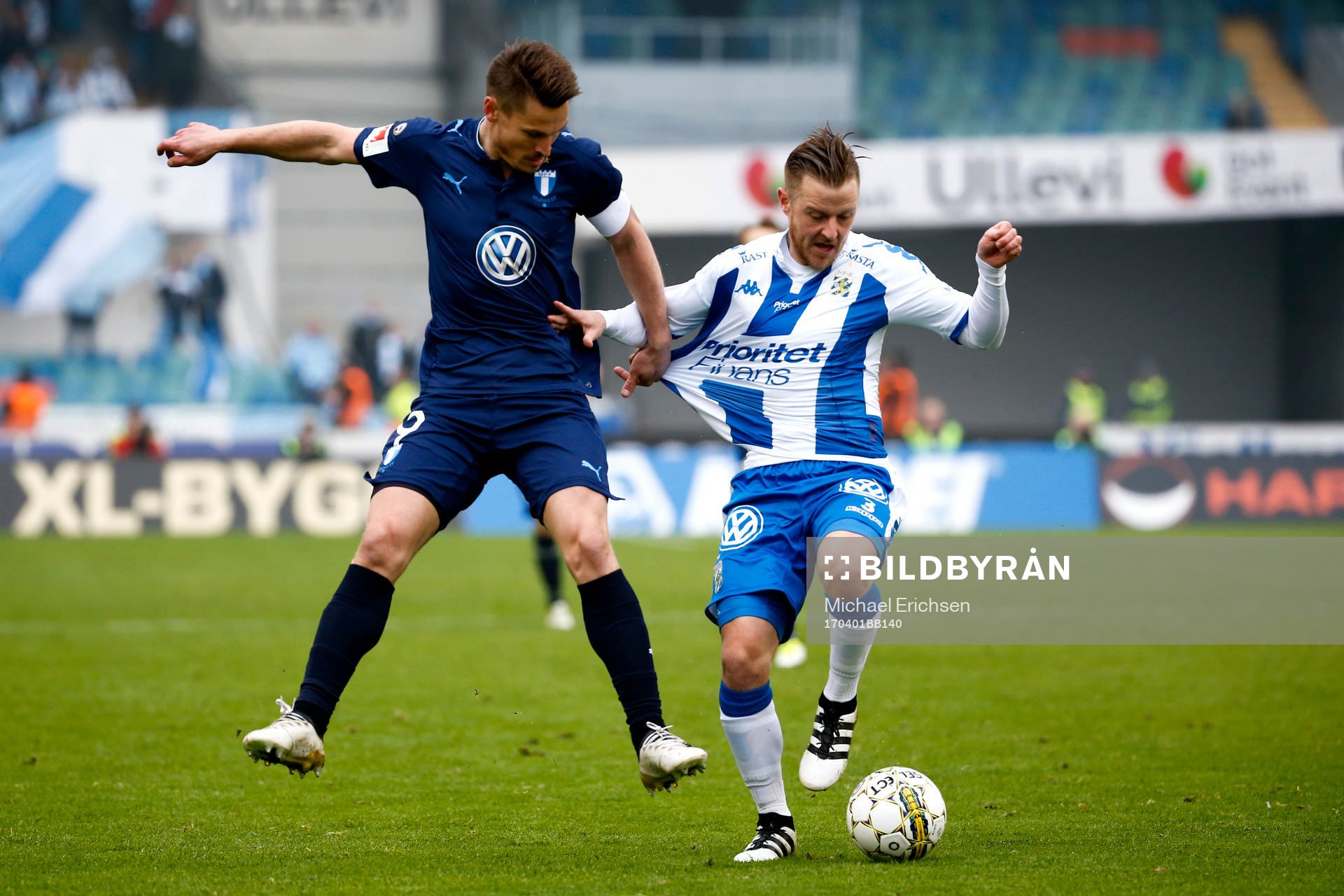 Malmö FFs Markus Rosenberg och IFK Göteborgs Scott
