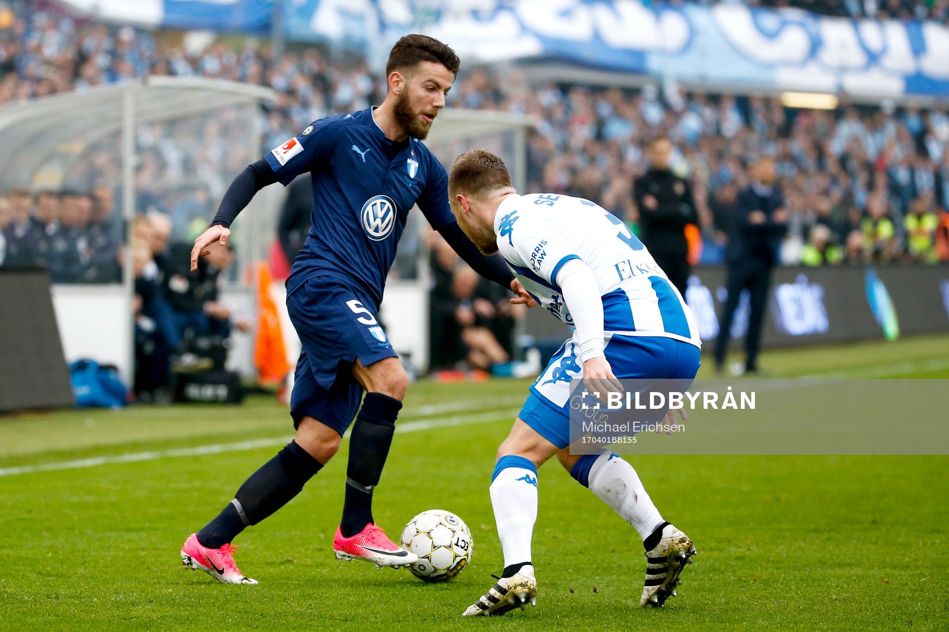 Malmö FFs Erdal Rakip och IFK Göteborgs Scott Jamieson