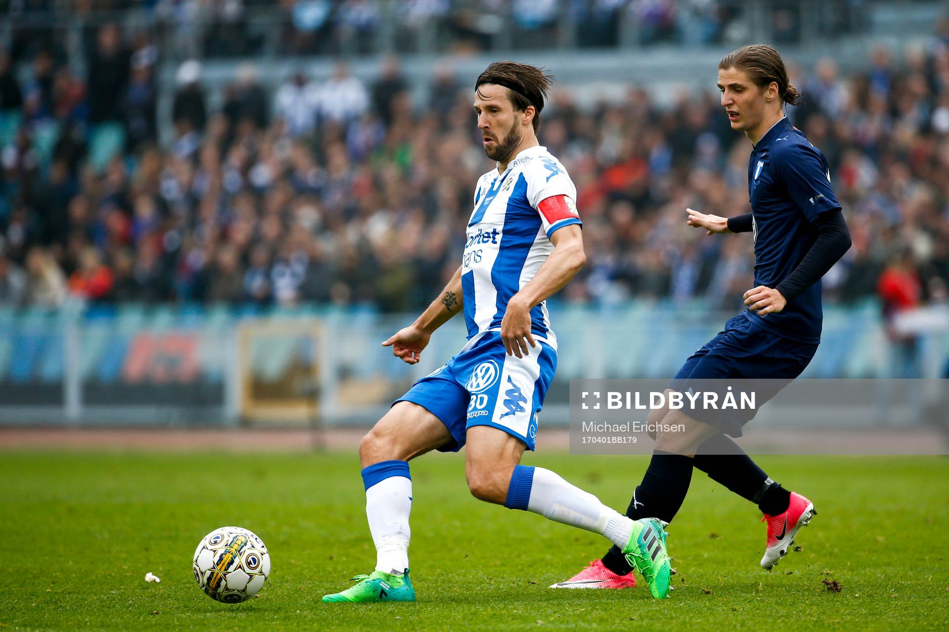 IFK Göteborgs Mattias Bjärsmyr och Malmö FFs Pawel