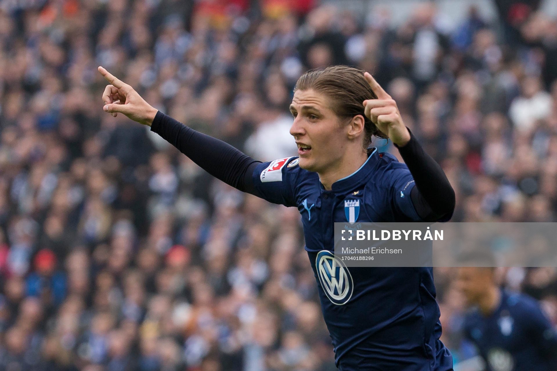 Malmö FFs Pawel Cibicki jublar