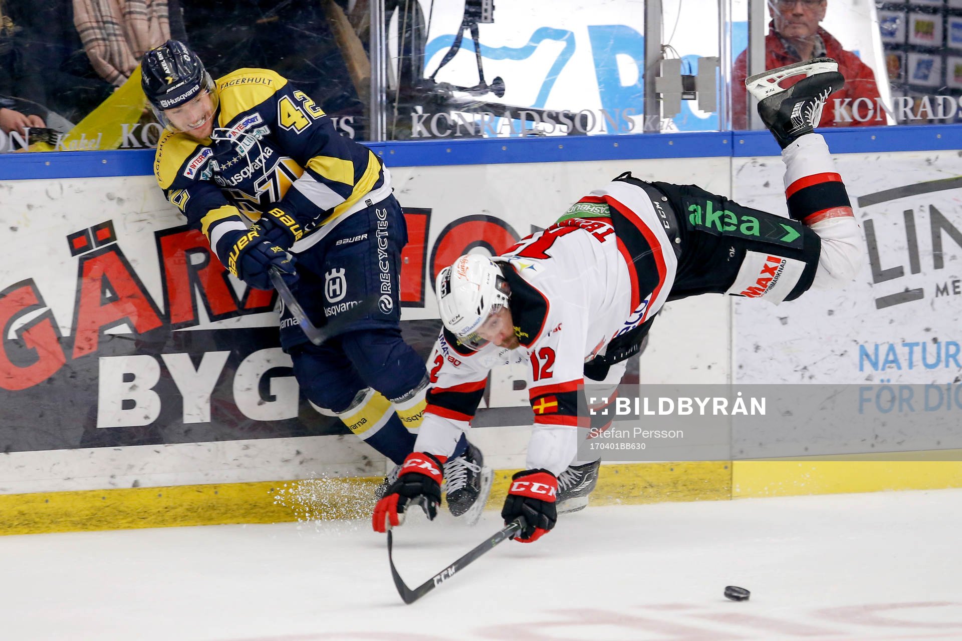 s Dylan Reese och Malmö Redhawks Andreas Thuresson