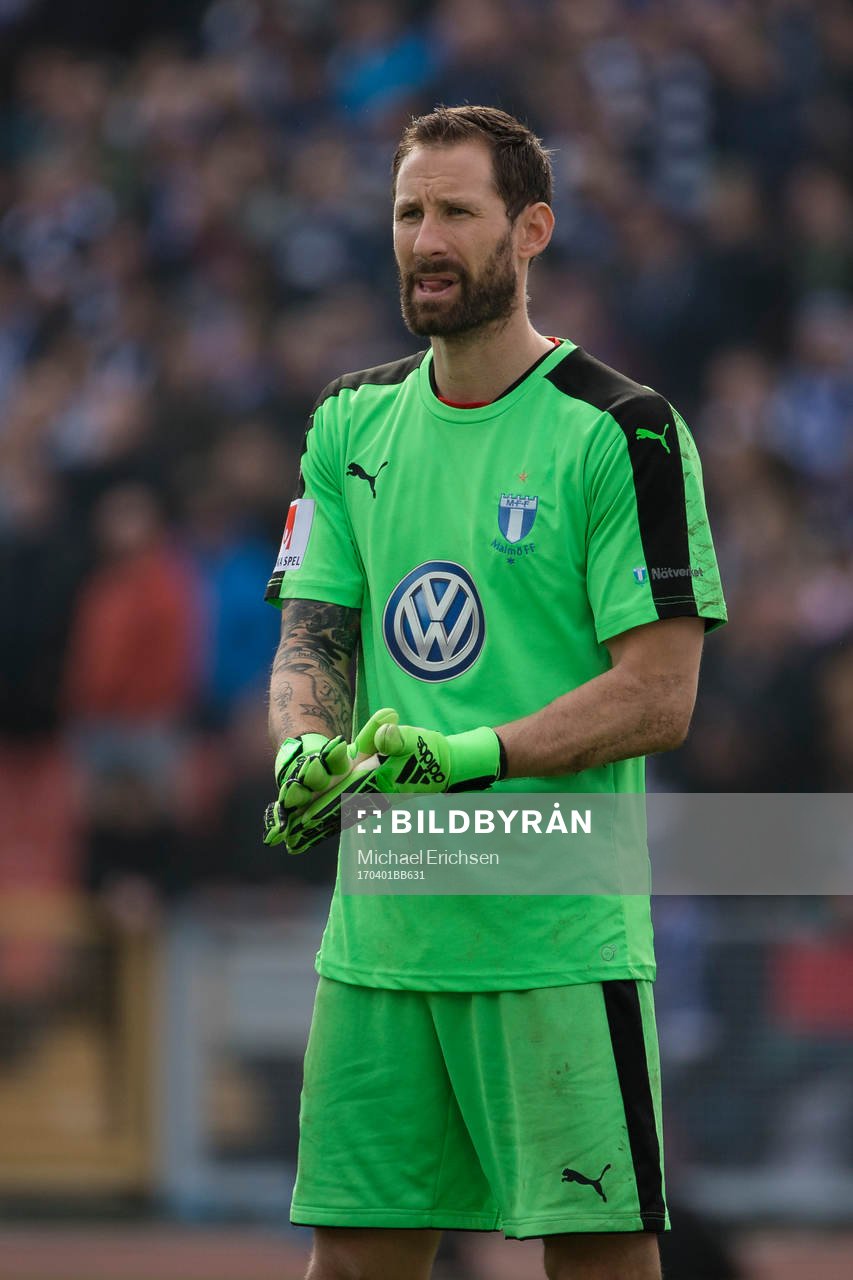 Malmö FFs målvakt Johan Wiland