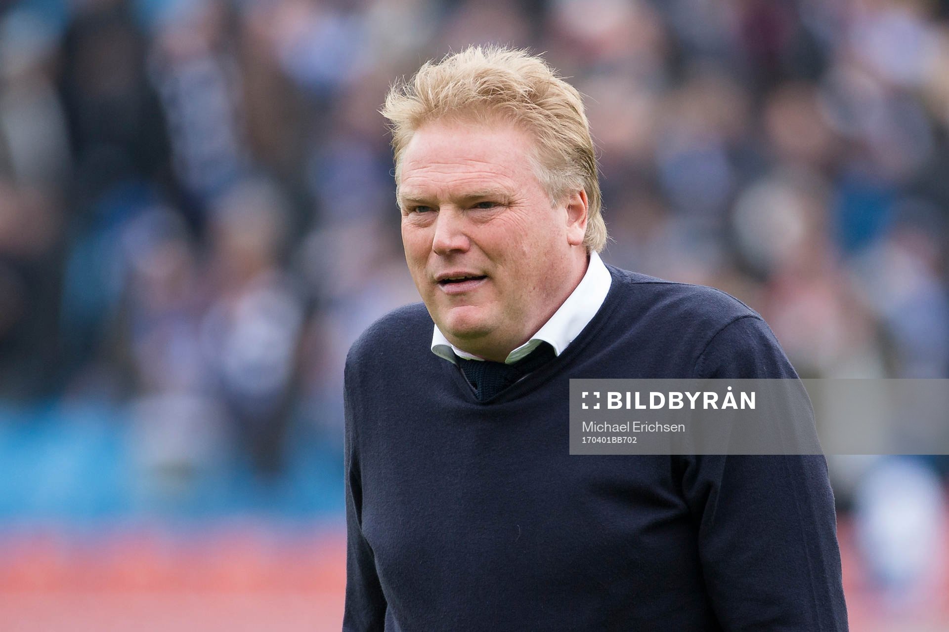 IFK Göteborgs tränare Jörgen Lennartsson under fotbollsmatchen i allsvenskan mellan IFK Göteborg och Malmö FF den 1 april 2017 i Göteborg.