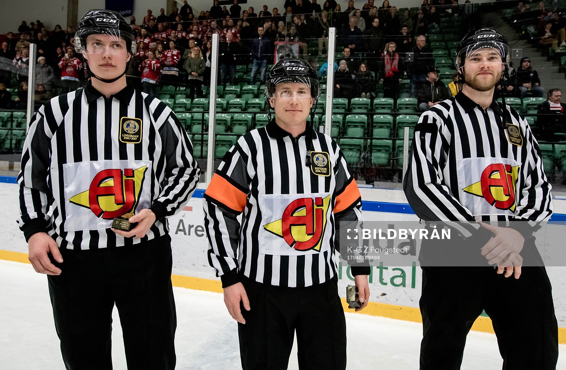Domare Rasmus Strömberg, Fredrik Stenerfelt och Andréas