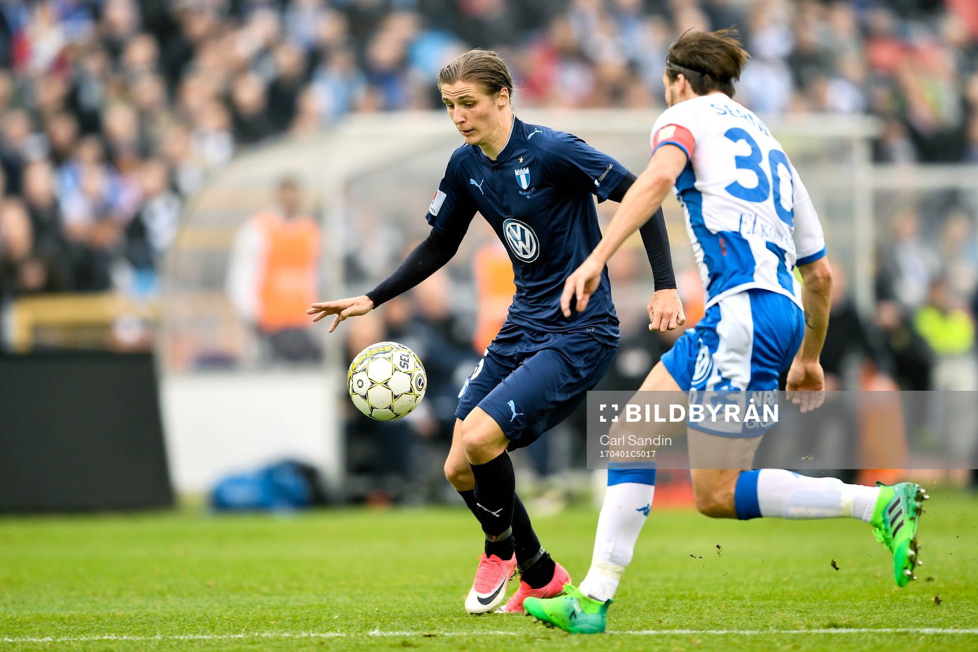 Malmö FFs Pawel Cibicki och IFK Göteborgs Mattias