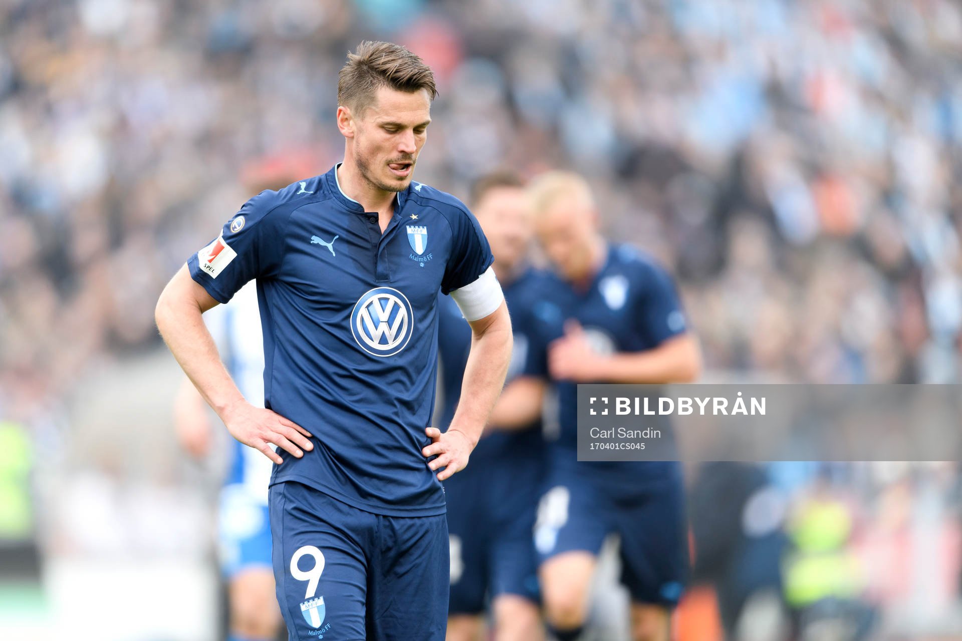 Malmö FFs Markus Rosenberg deppar
