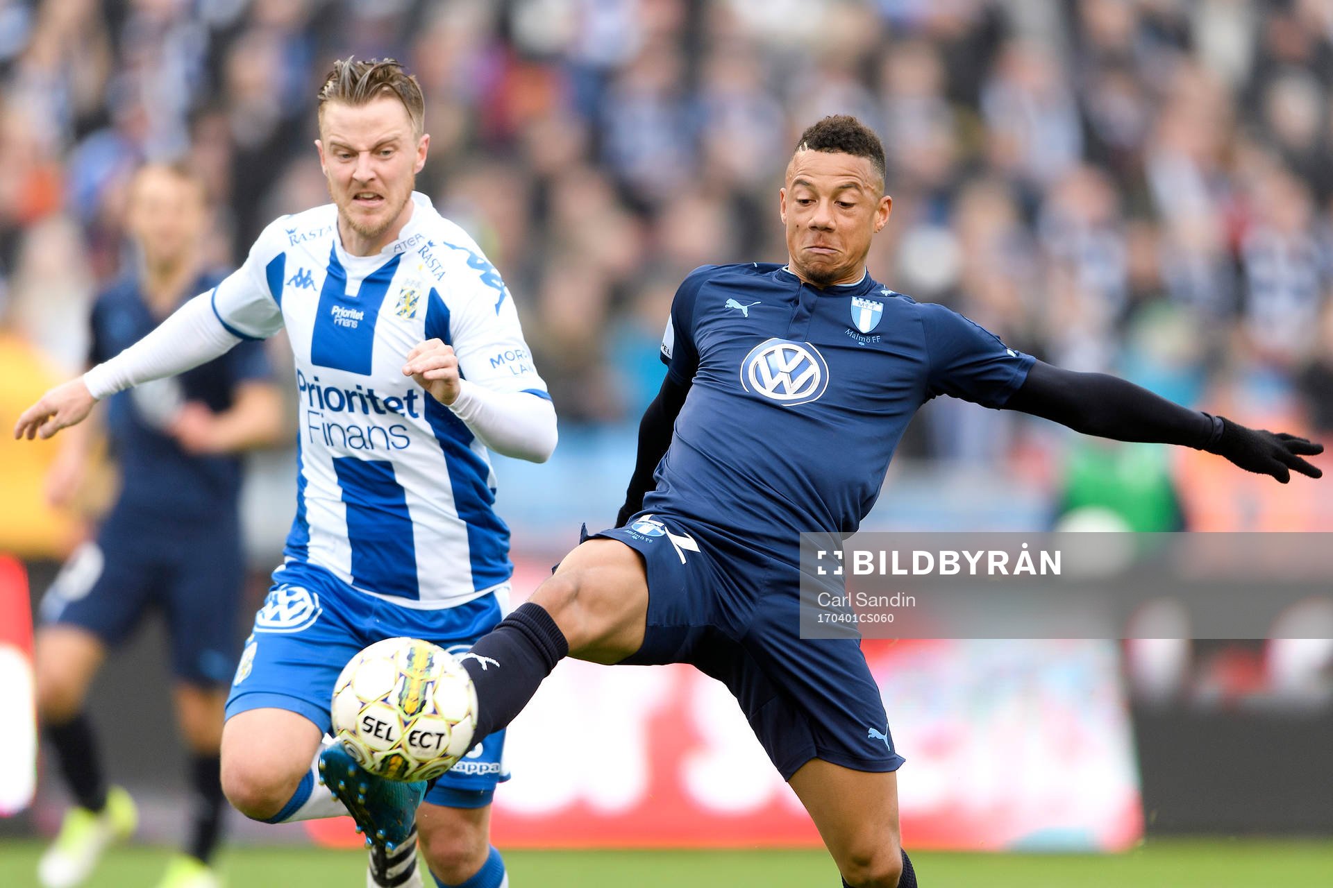 IFK Göteborgs Scott Jamieson och Malmö FFs Tobias Sana