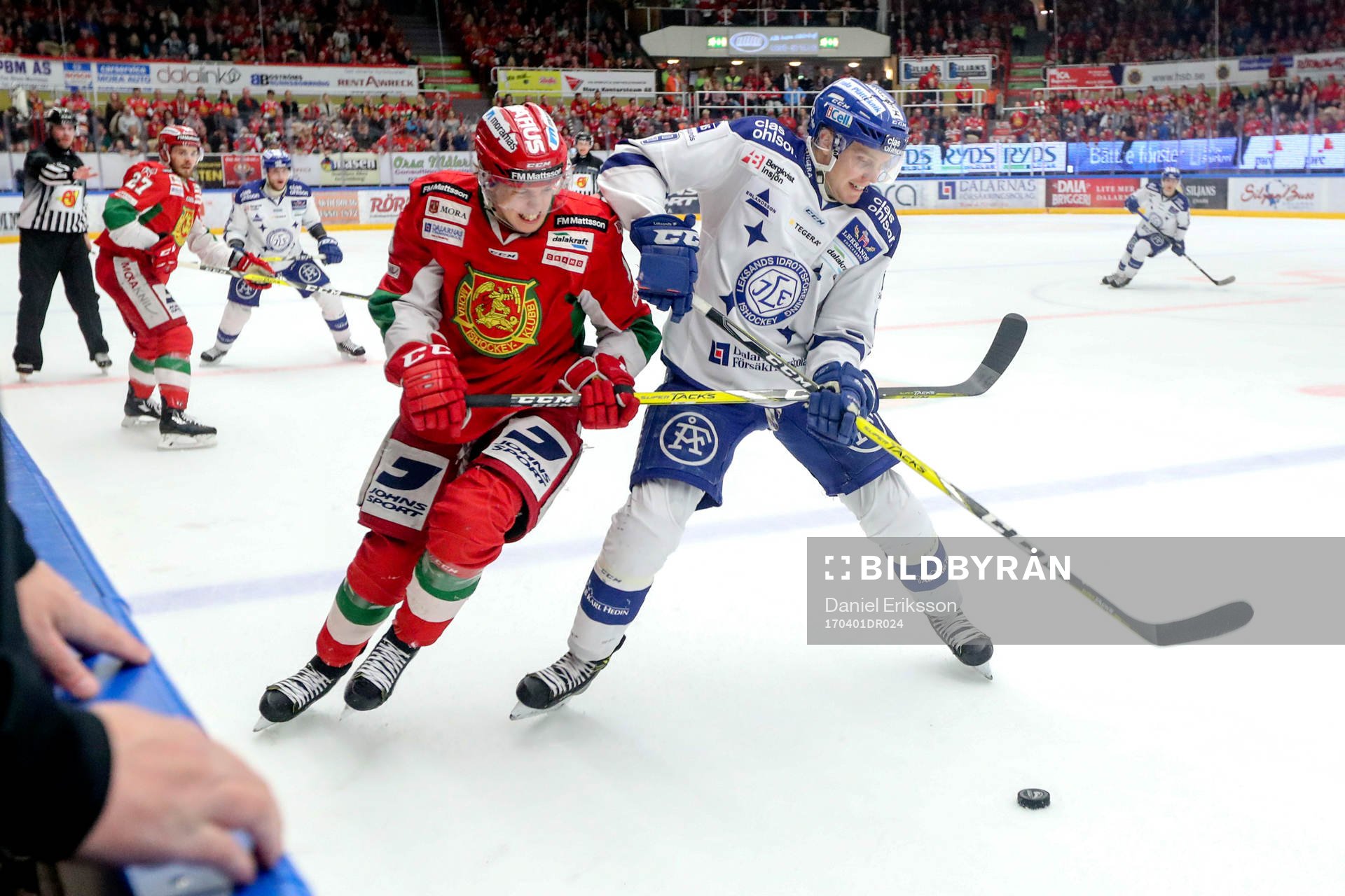 Moras Robin Johansson och Leksands Lukas Ericsson