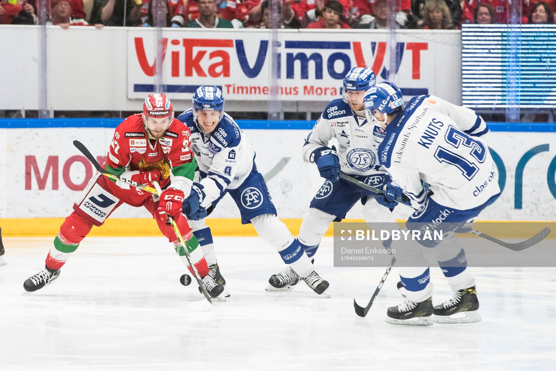 Moras Matt Bailey och Leksands Lukas Ericsson och Leksands