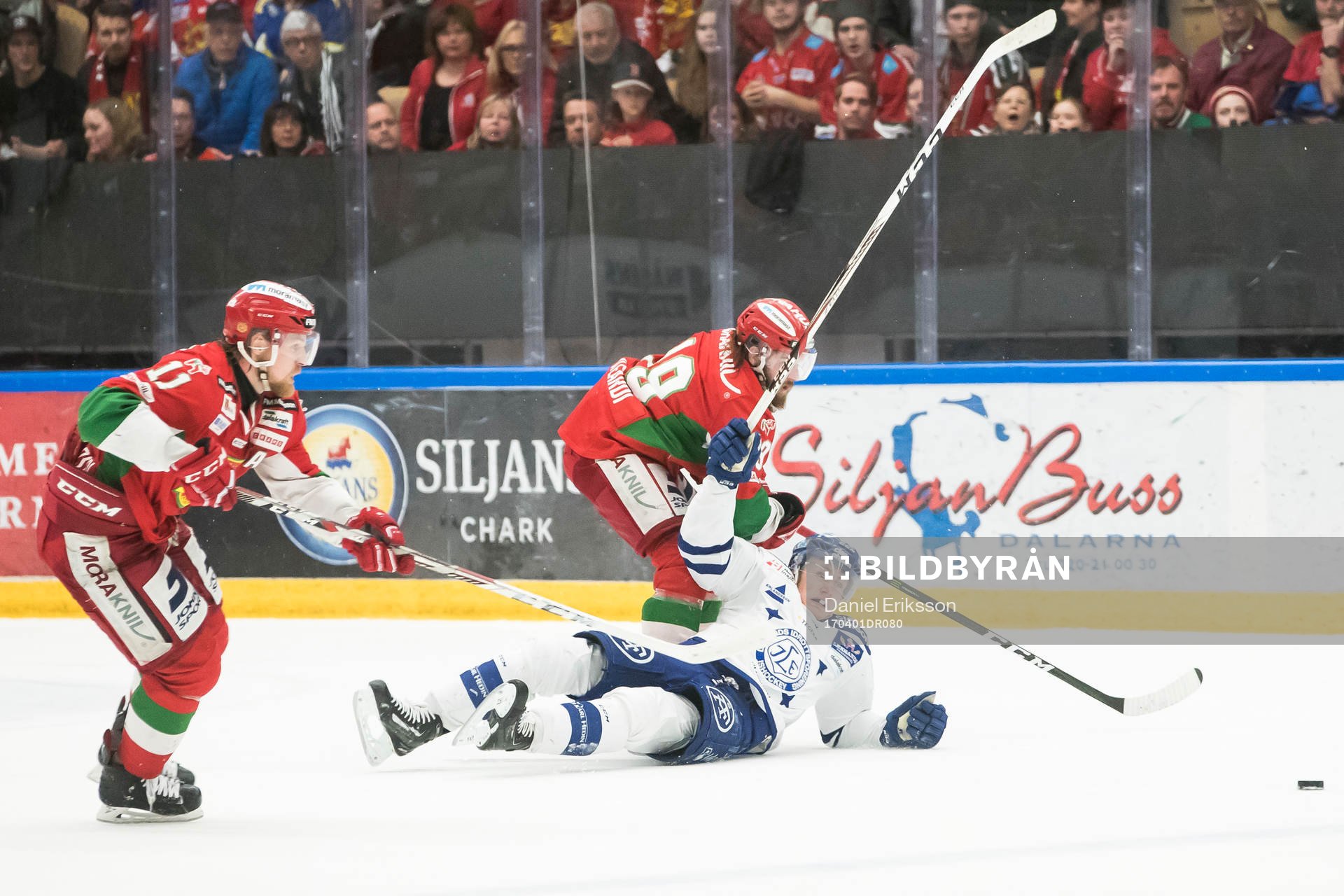 Leksands Patrik Norén och Moras Alex Aleardi och Alexander