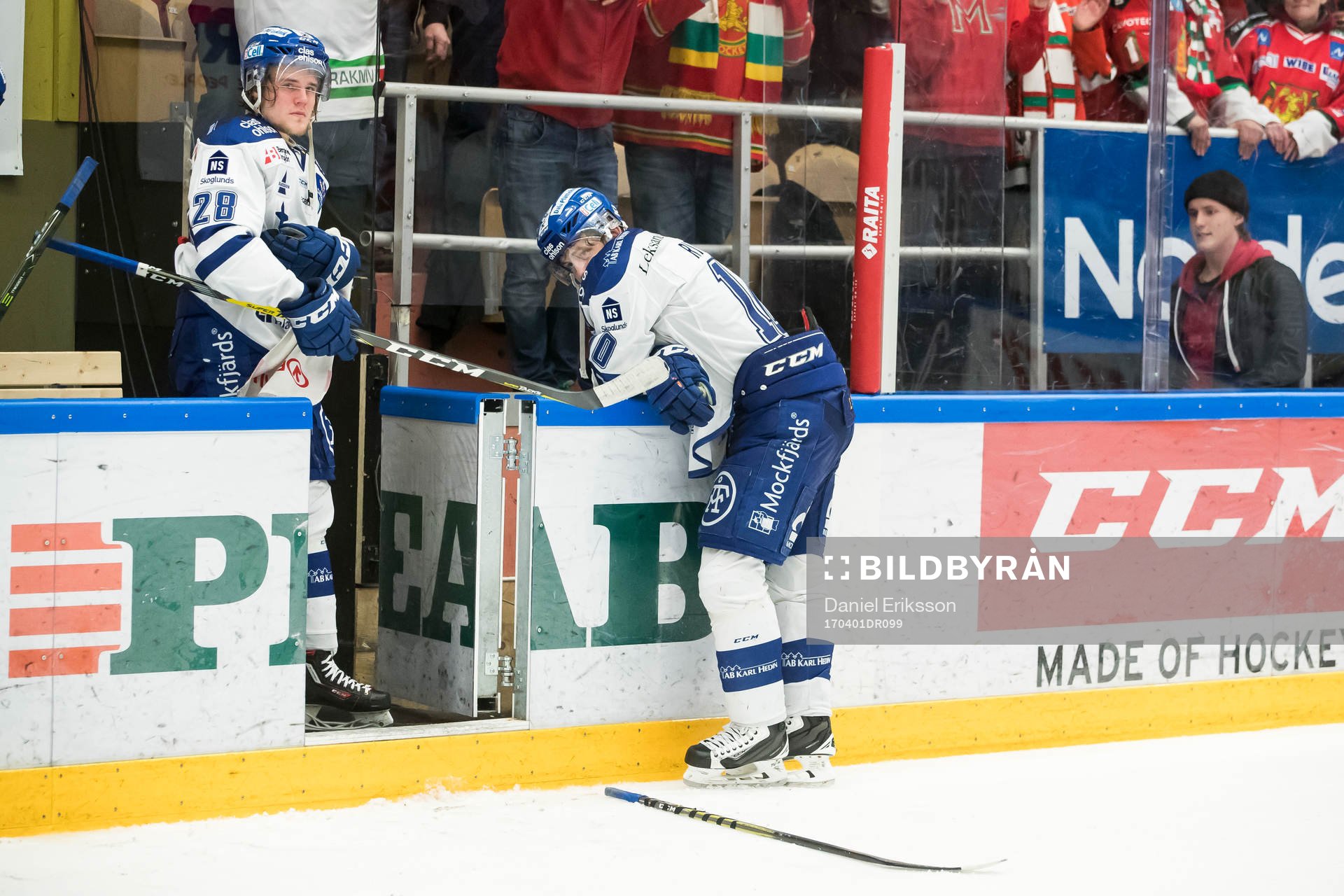 Leksands William Wikman och Mattias Ritola  deppar i