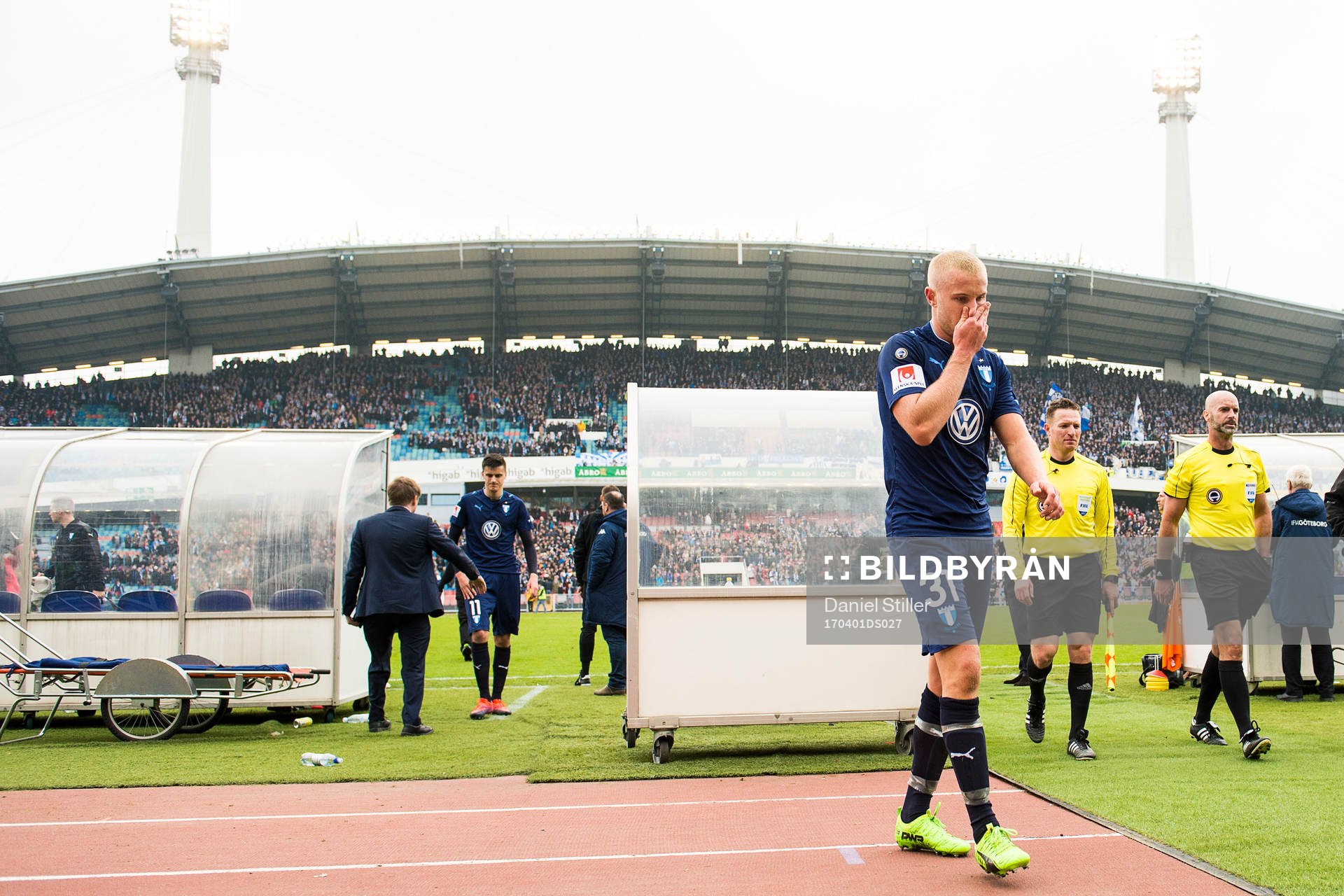 Malmö FFs Franz Brorsson deppar